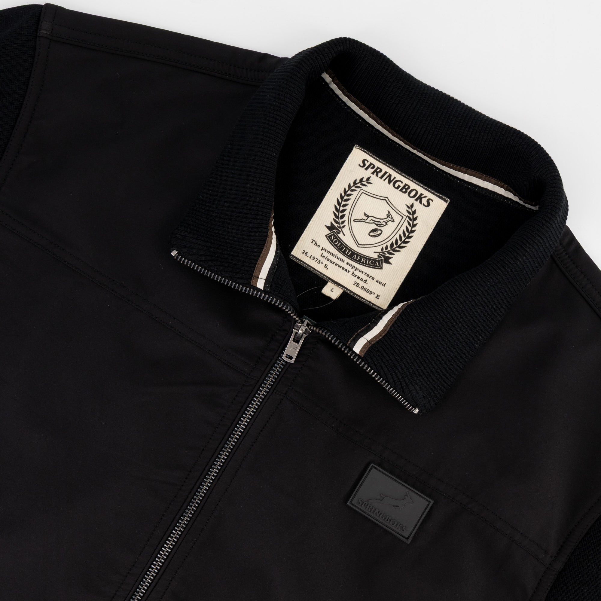 Springboks Premium Soft Shell Jacket - Black - Old School
