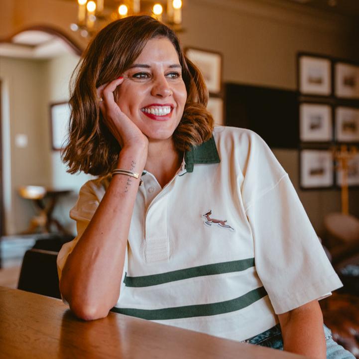 Springboks Retro S/S Crop - Old School