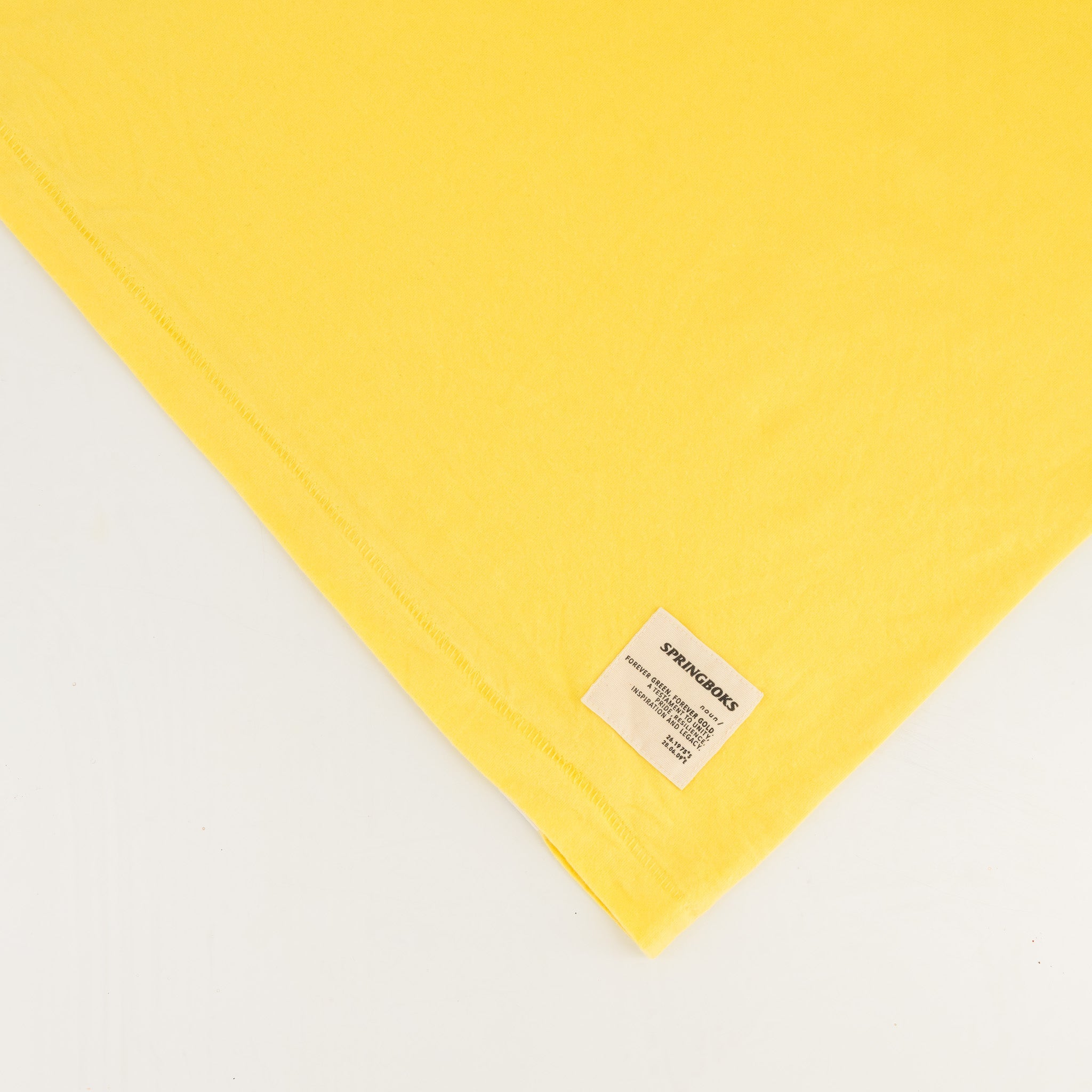 Springboks SML Bok HS Regular Crew Tee - Sunshine - Old School