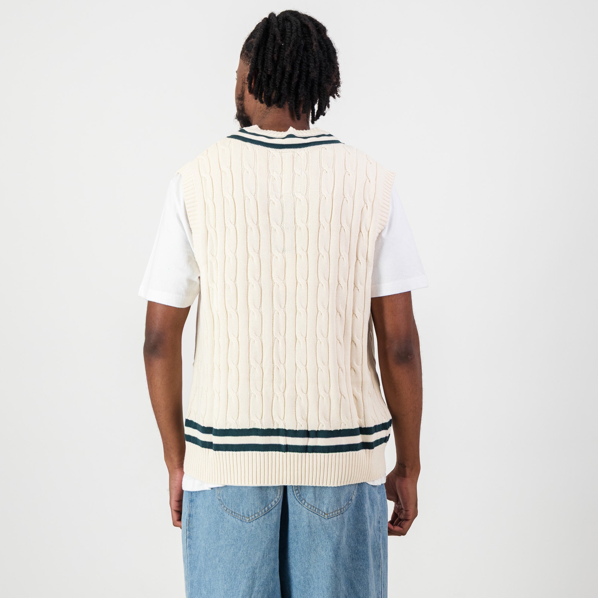 Springboks Vest Knit - Ivory - Old School