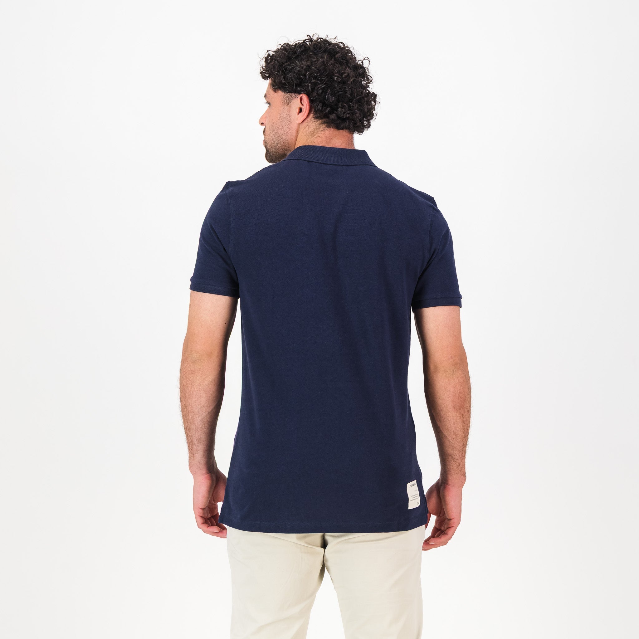 Springboks Vintage SB EMB 2 B SS Polo - Navy - Old School