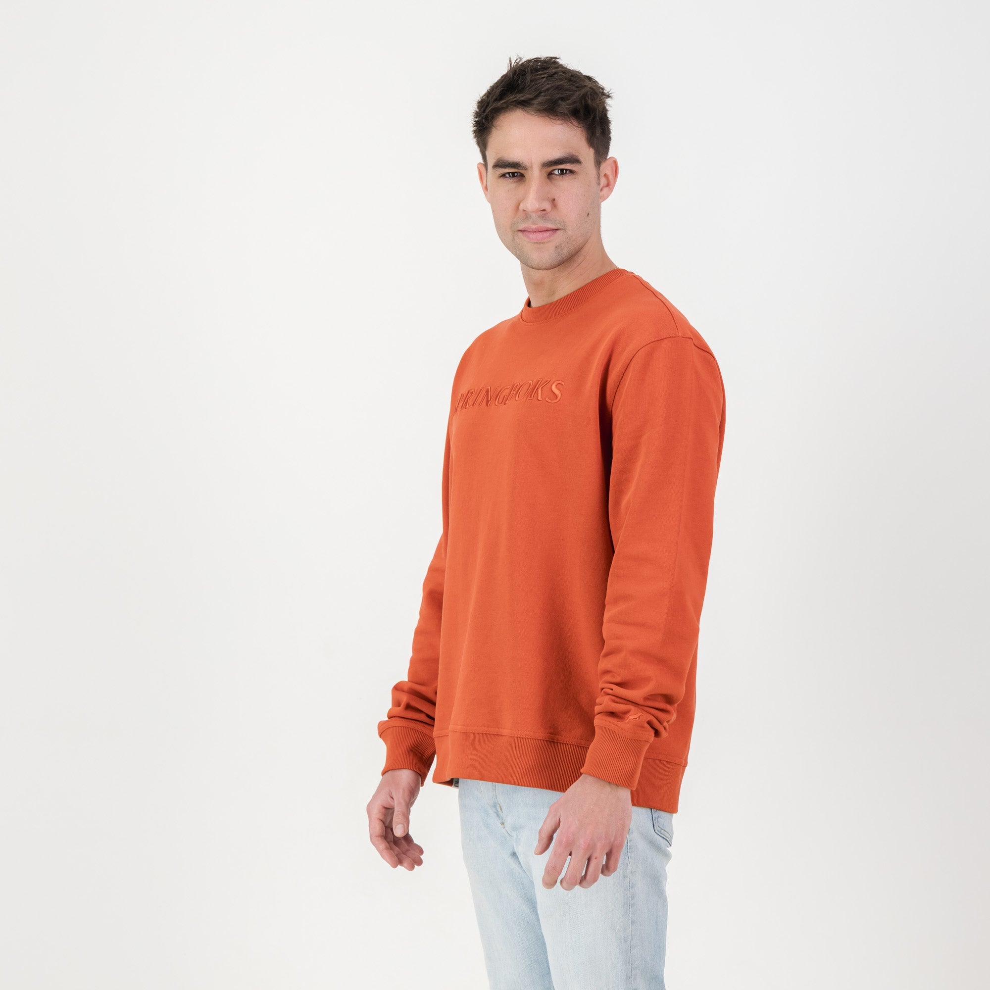 Springboks Word Crew Sweat - Rooibos - Old School