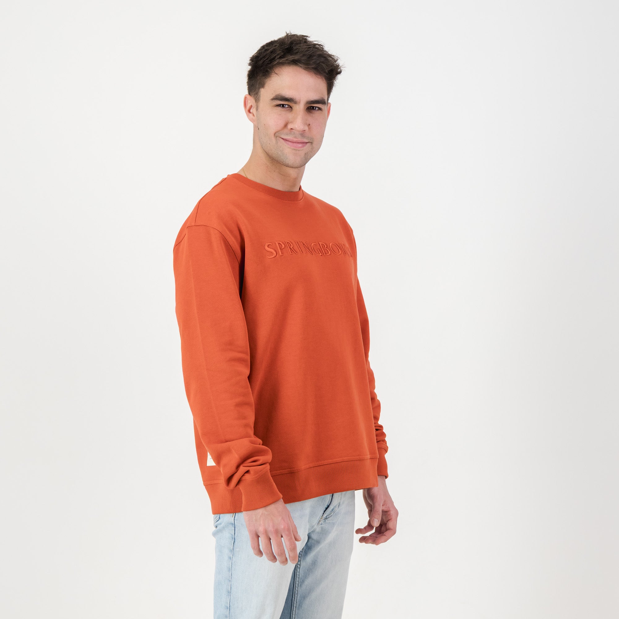 Springboks Word Crew Sweat - Rooibos - Old School