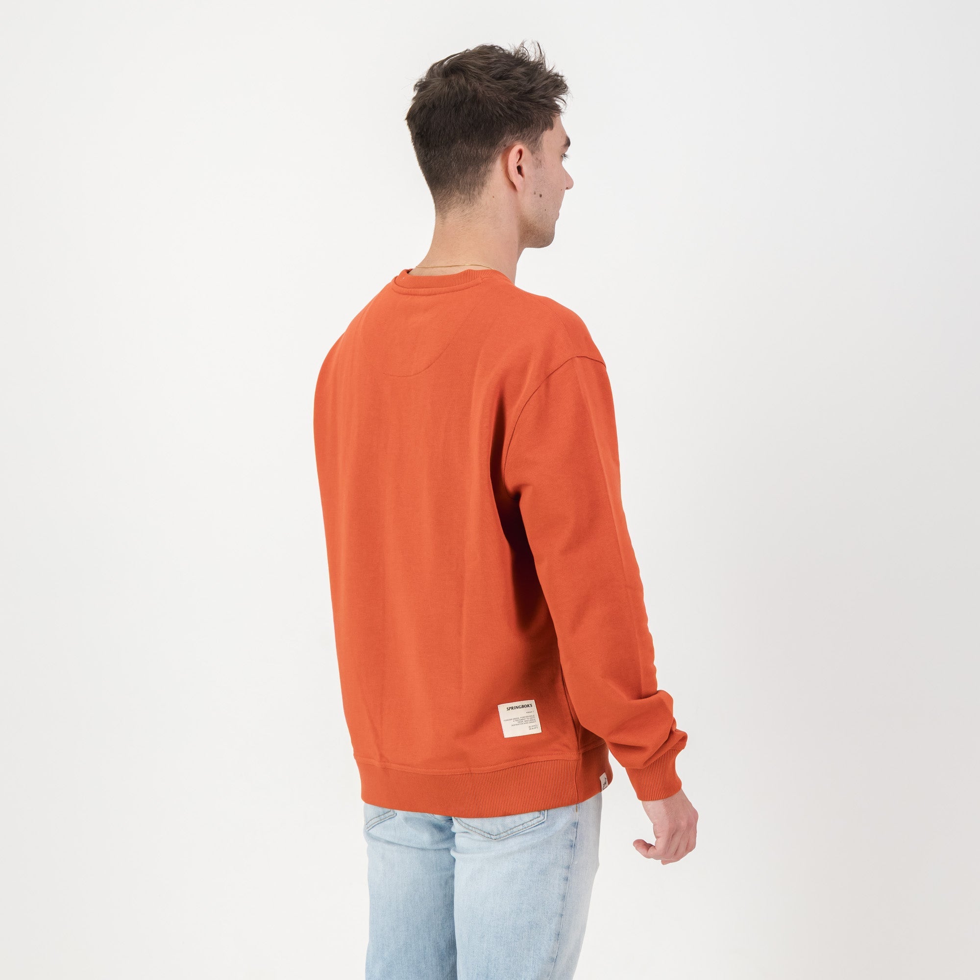 Springboks Word Crew Sweat - Rooibos - Old School