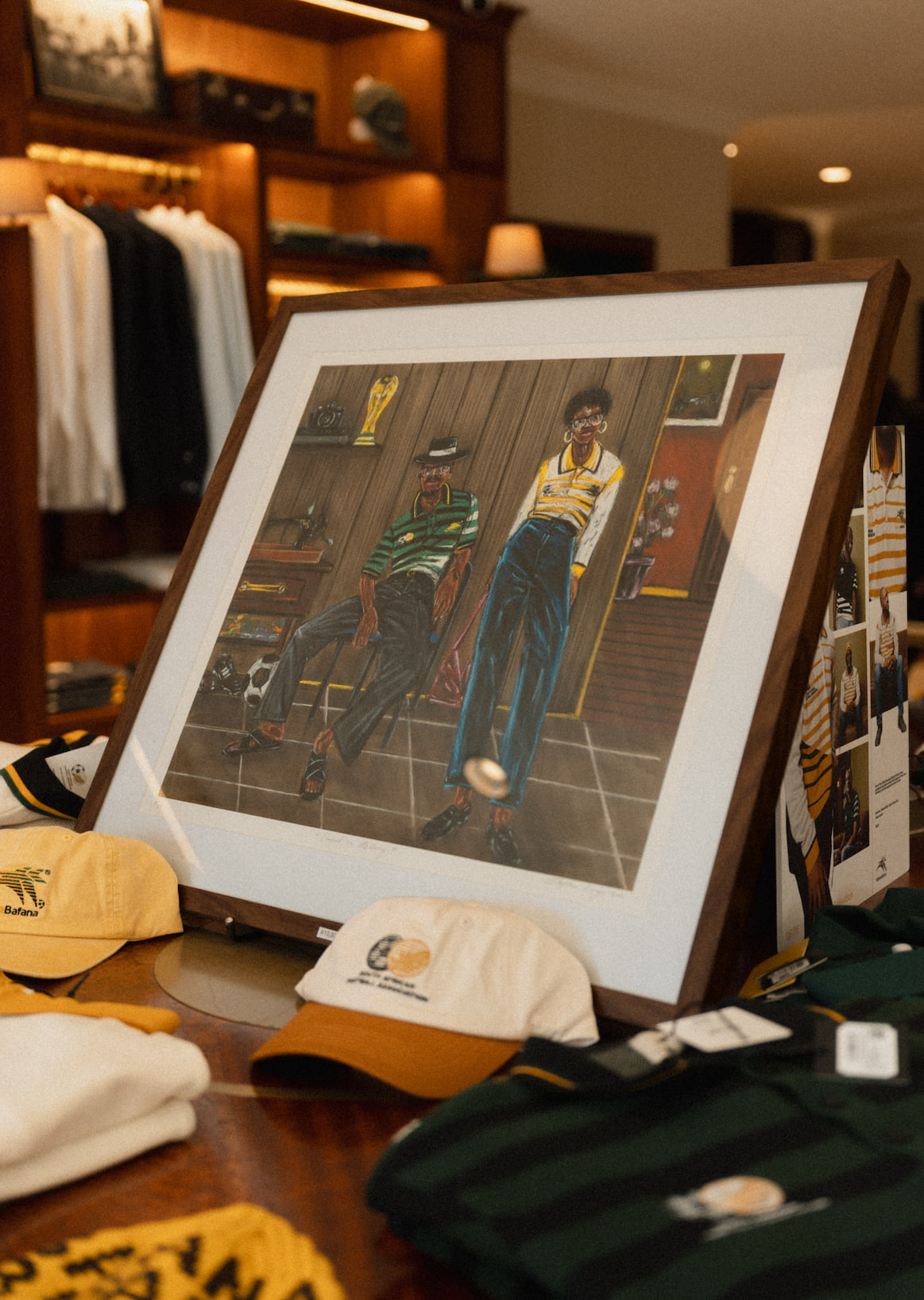 Stephen Langa x Old School: Bafana Bafana Heritage Print