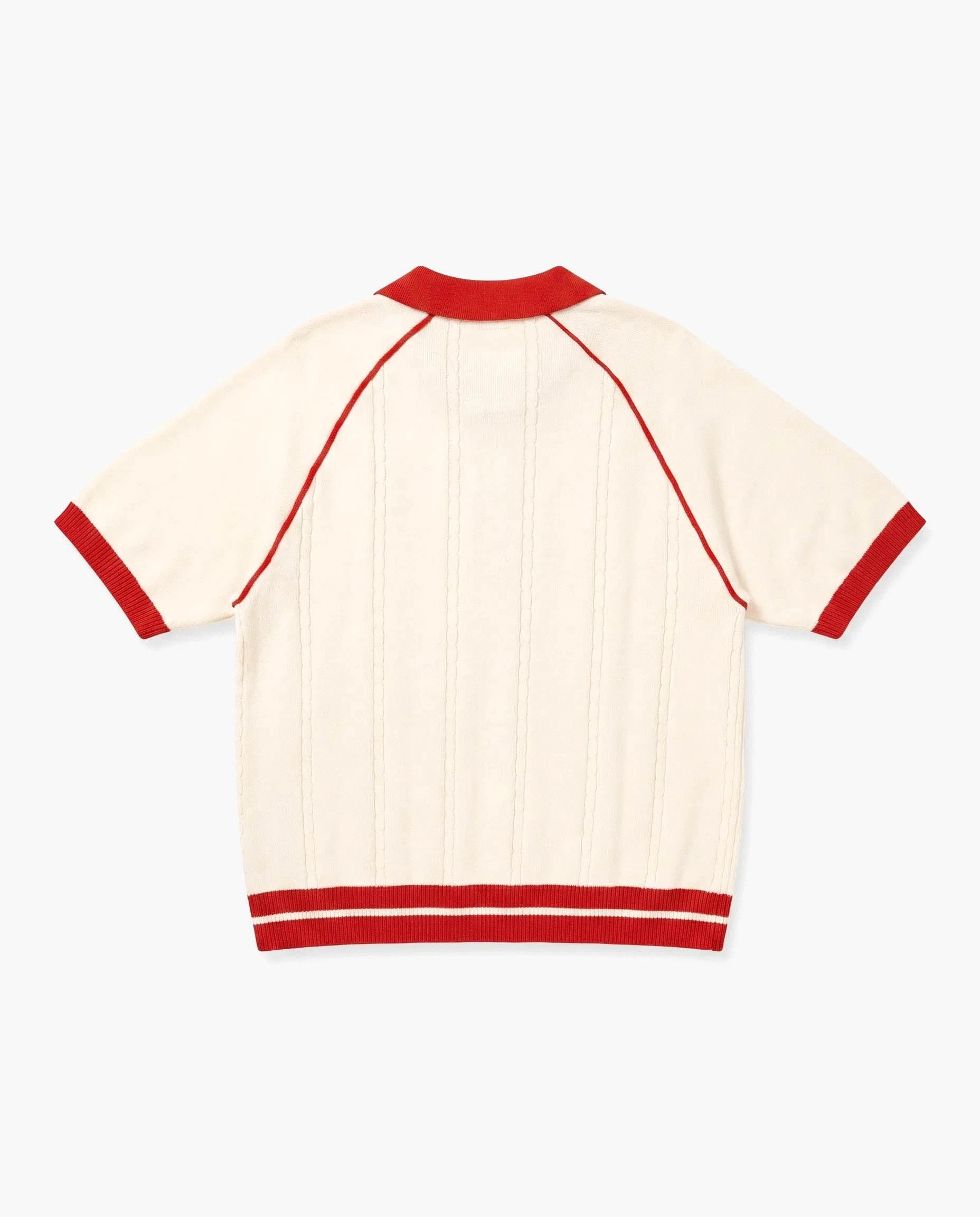 Liverpool Knit SS Polo Ecru