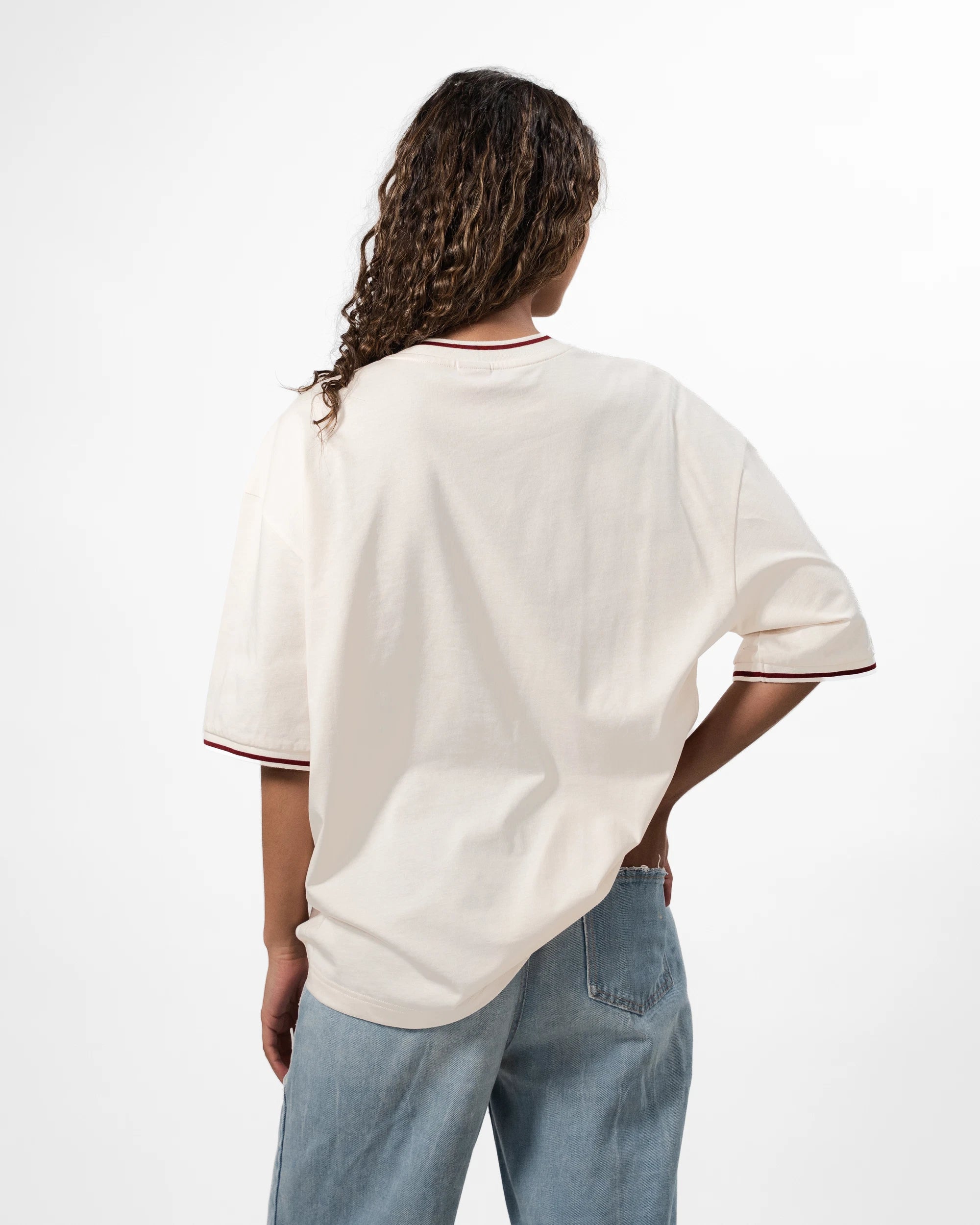 Liverpool Relaxed Crew Tee Ecru