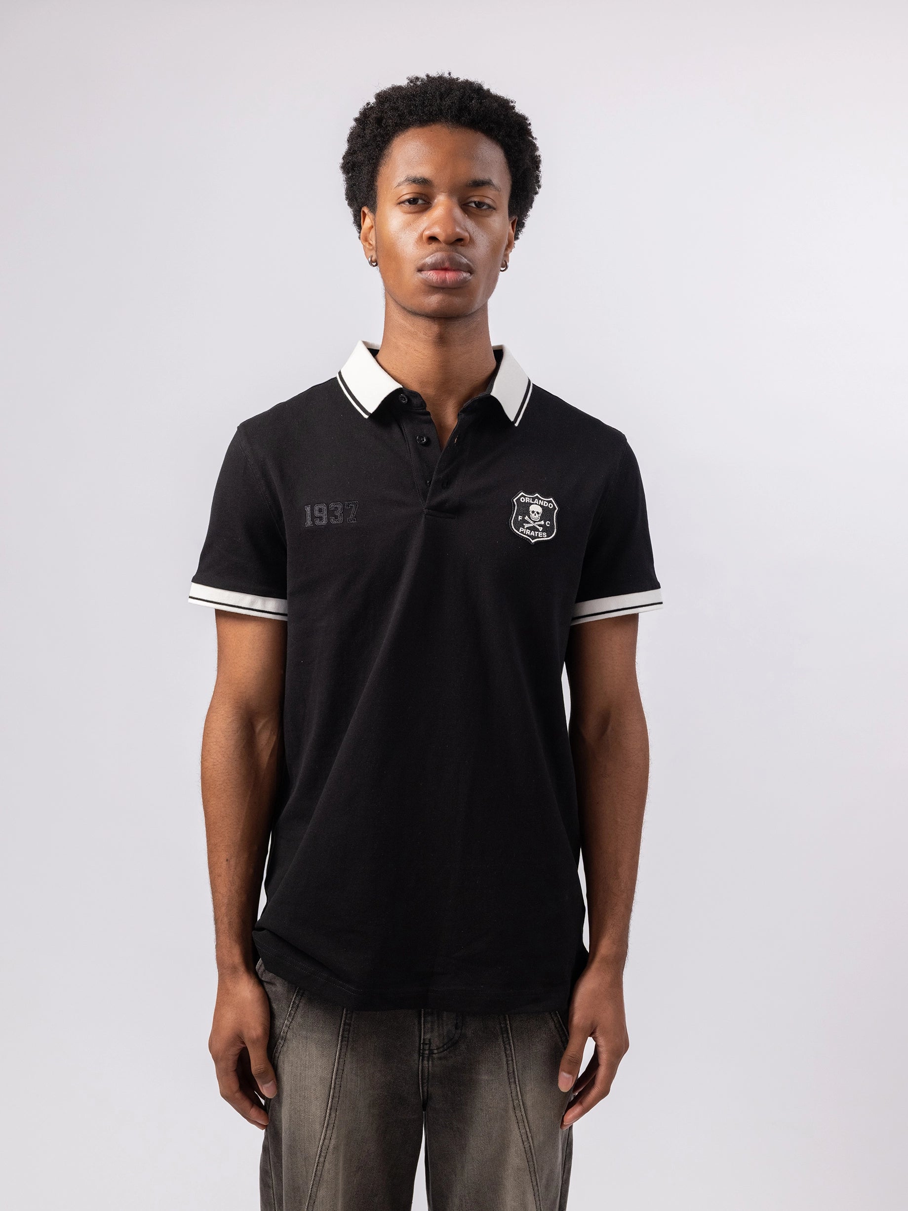 Orlando Pirates 1937 Styled Up SS Polo Black