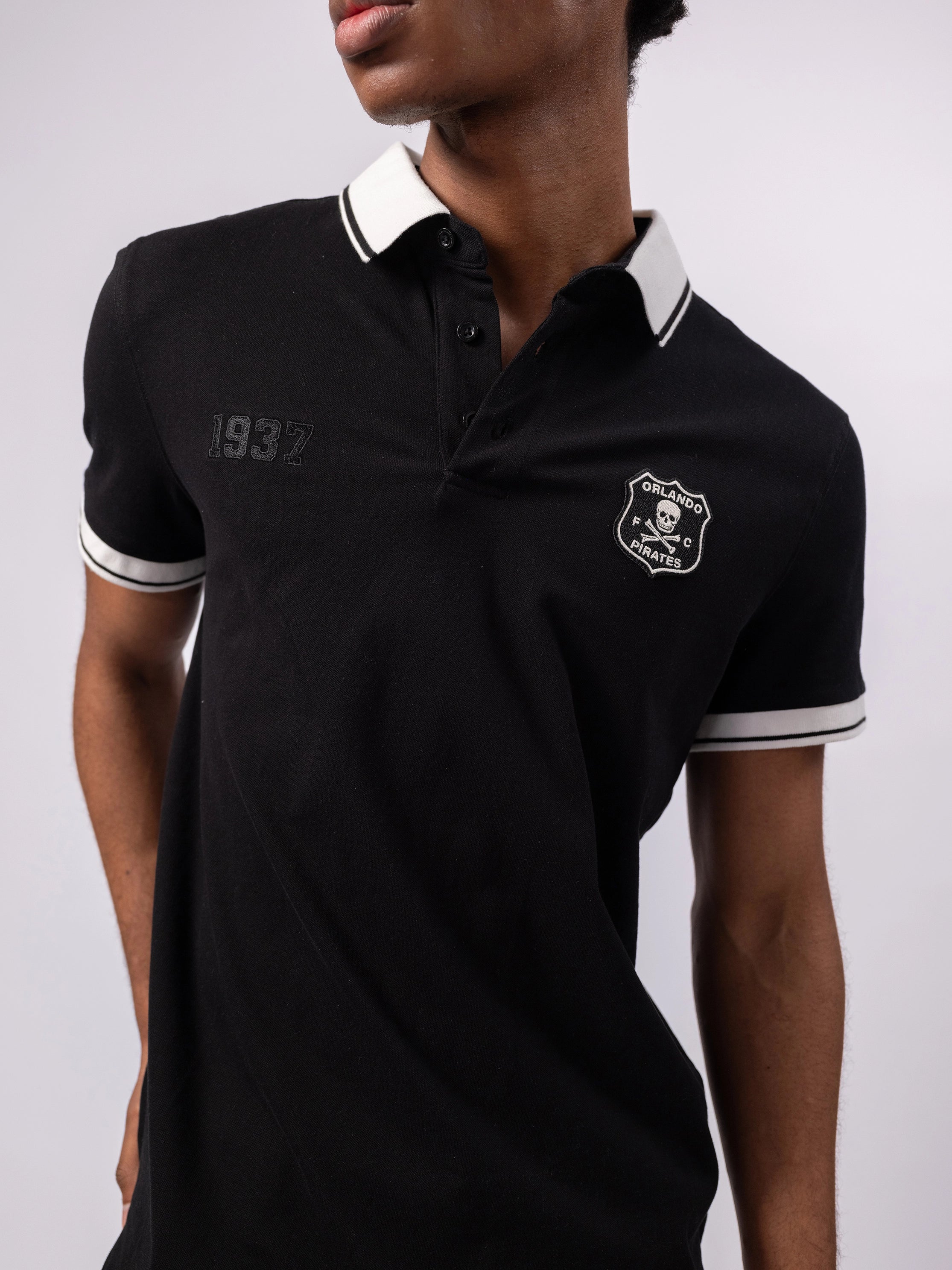 Orlando Pirates 1937 Styled Up SS Polo Black