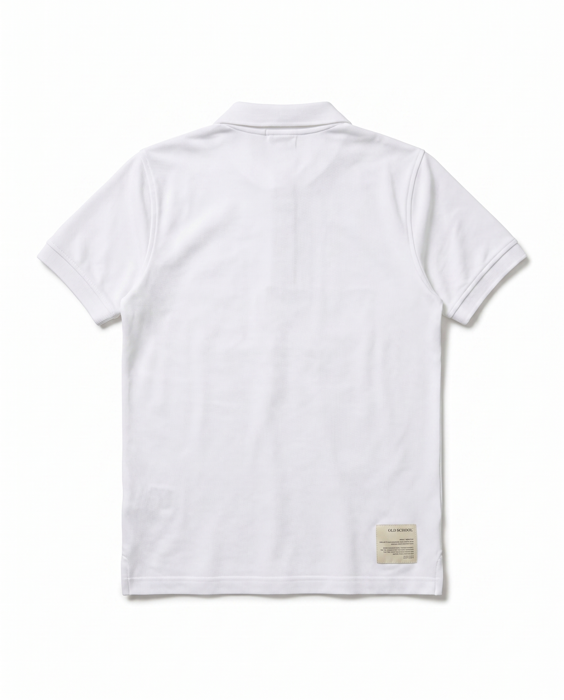 Old School Leisure Swish SS Polo White