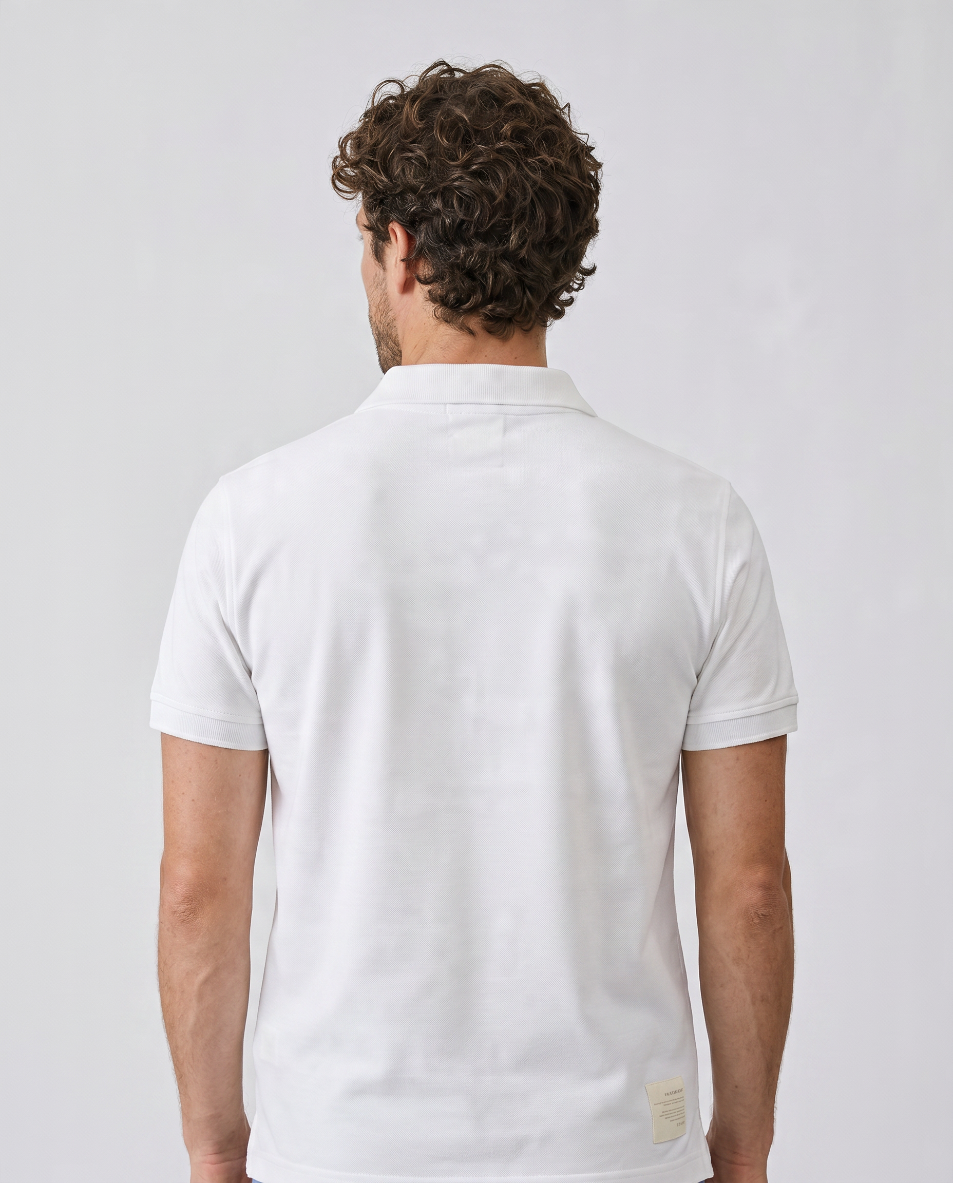 Old School Leisure Swish SS Polo White