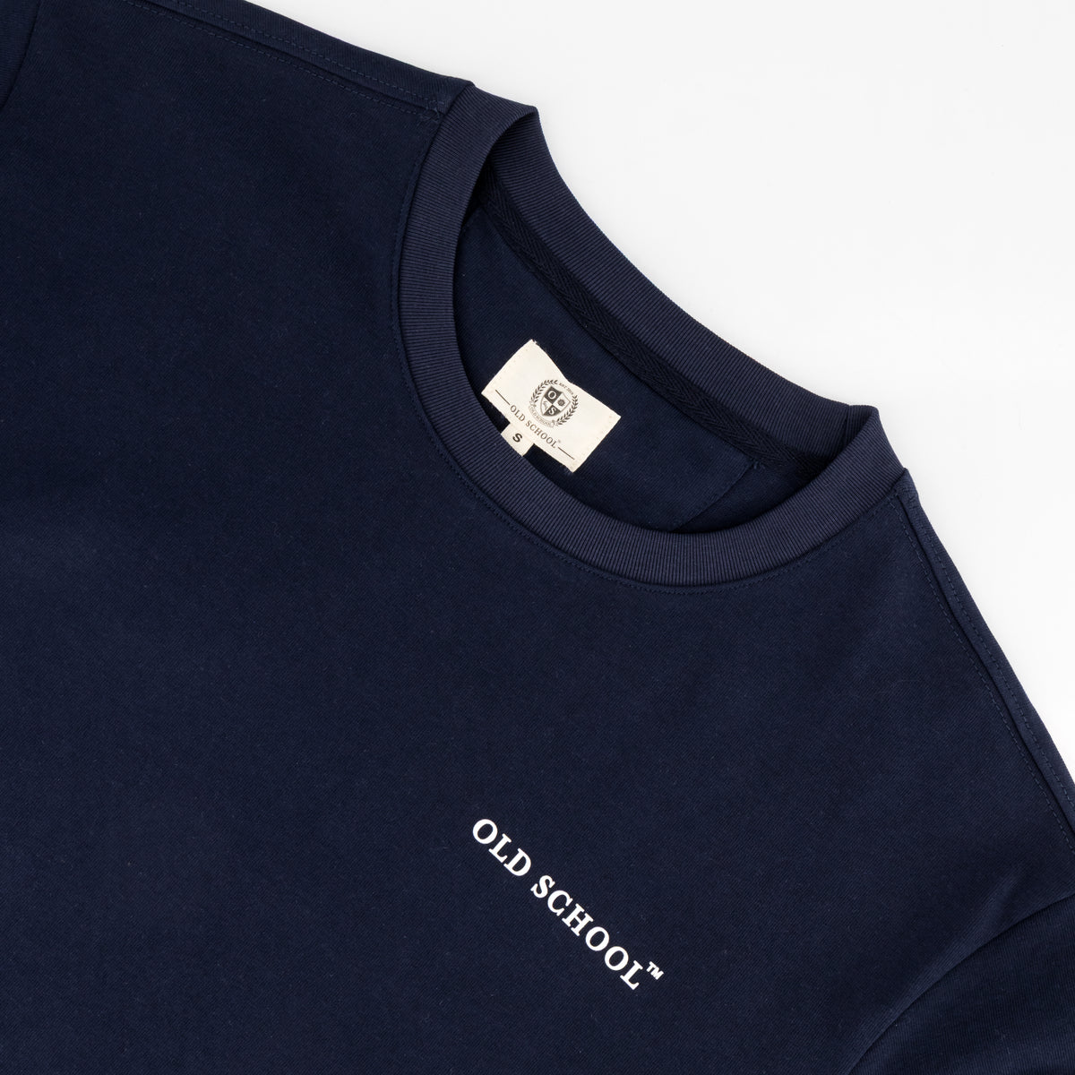 Old School Leisure Classic Boxy T-Shirt Plain Navy