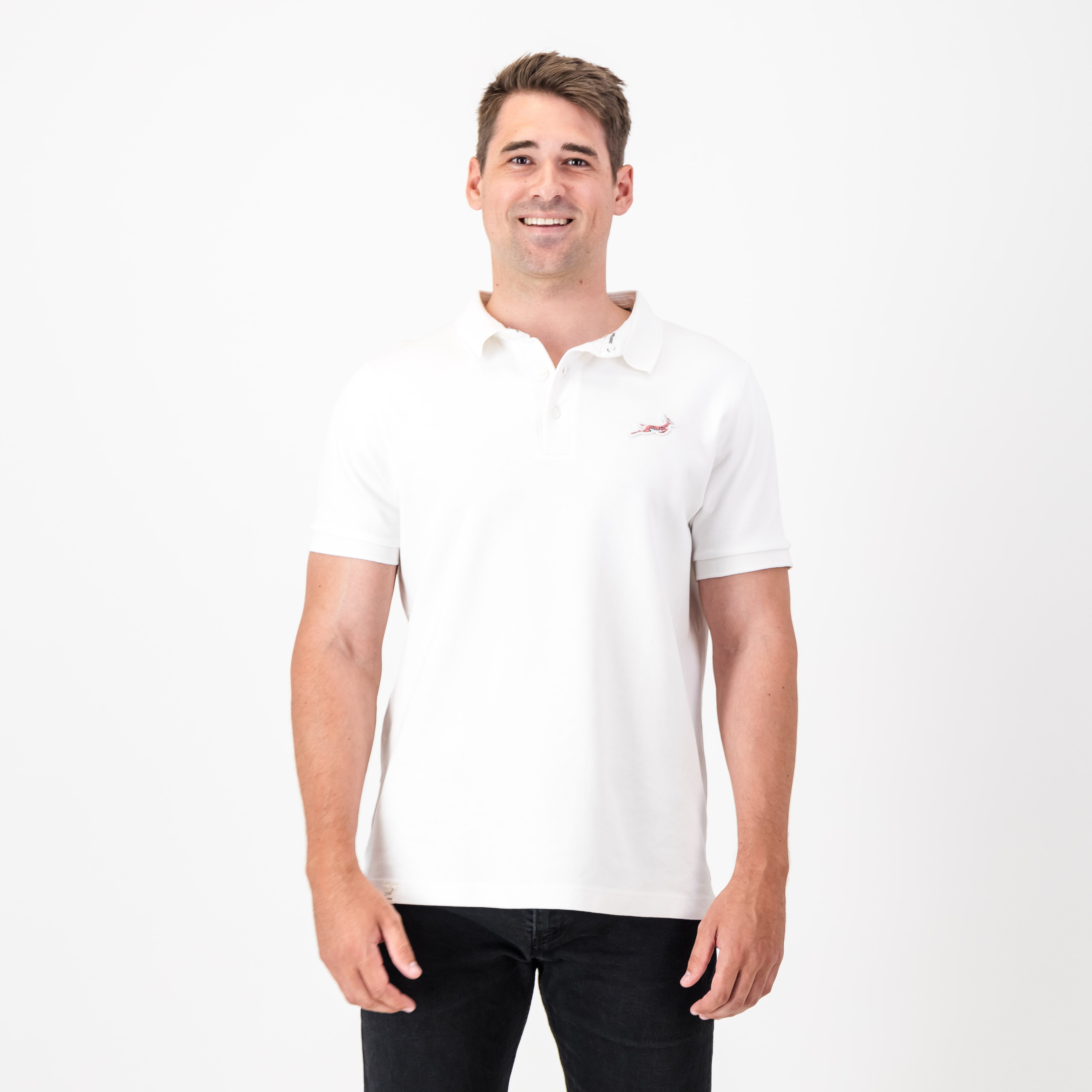 Springbok Classic Polo-White