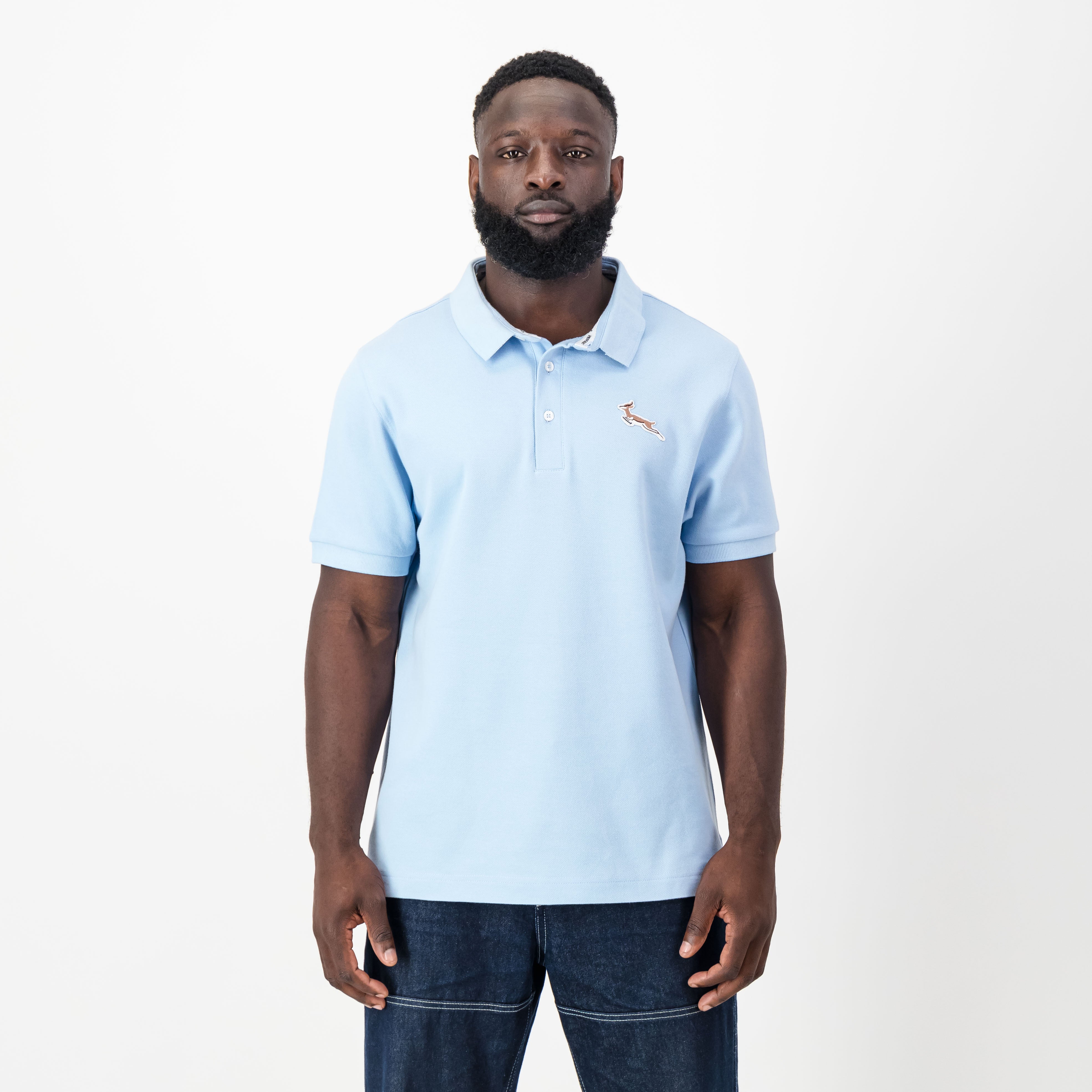 Springbok Classic Polo-Old Money Blue