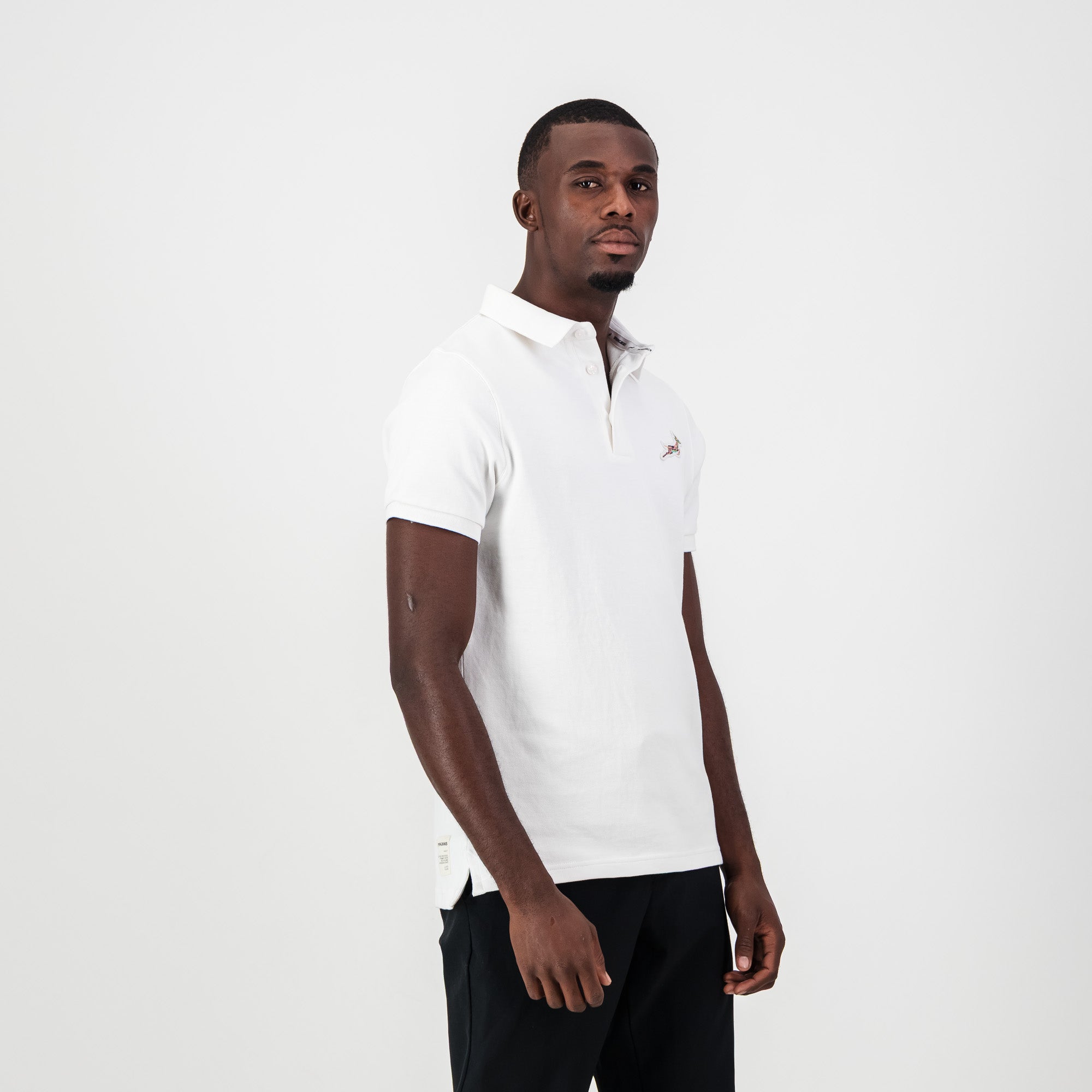 Springboks Pop Badge SS Polo-White