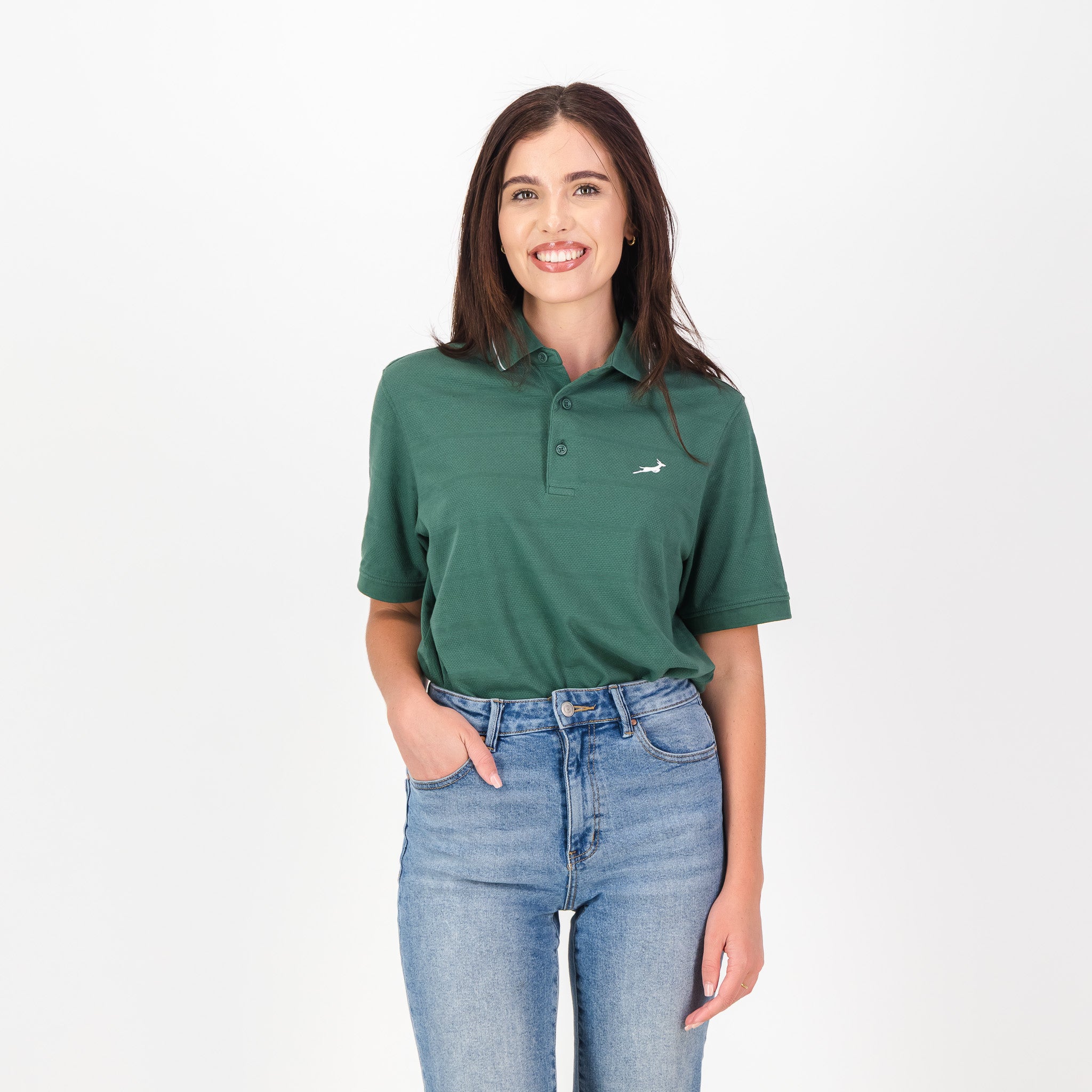 Springboks Golf SS Polo-OS Green