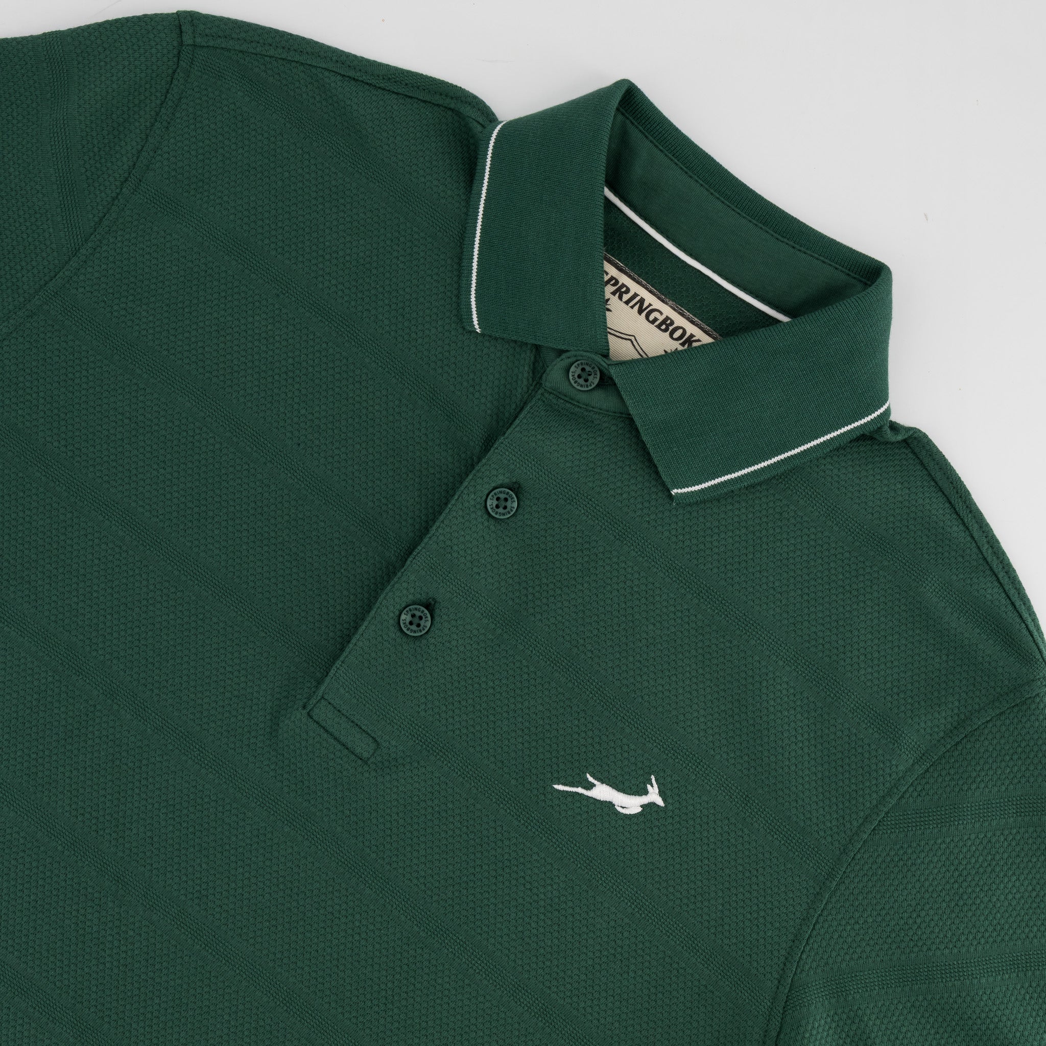 Springboks Golf SS Polo-OS Green
