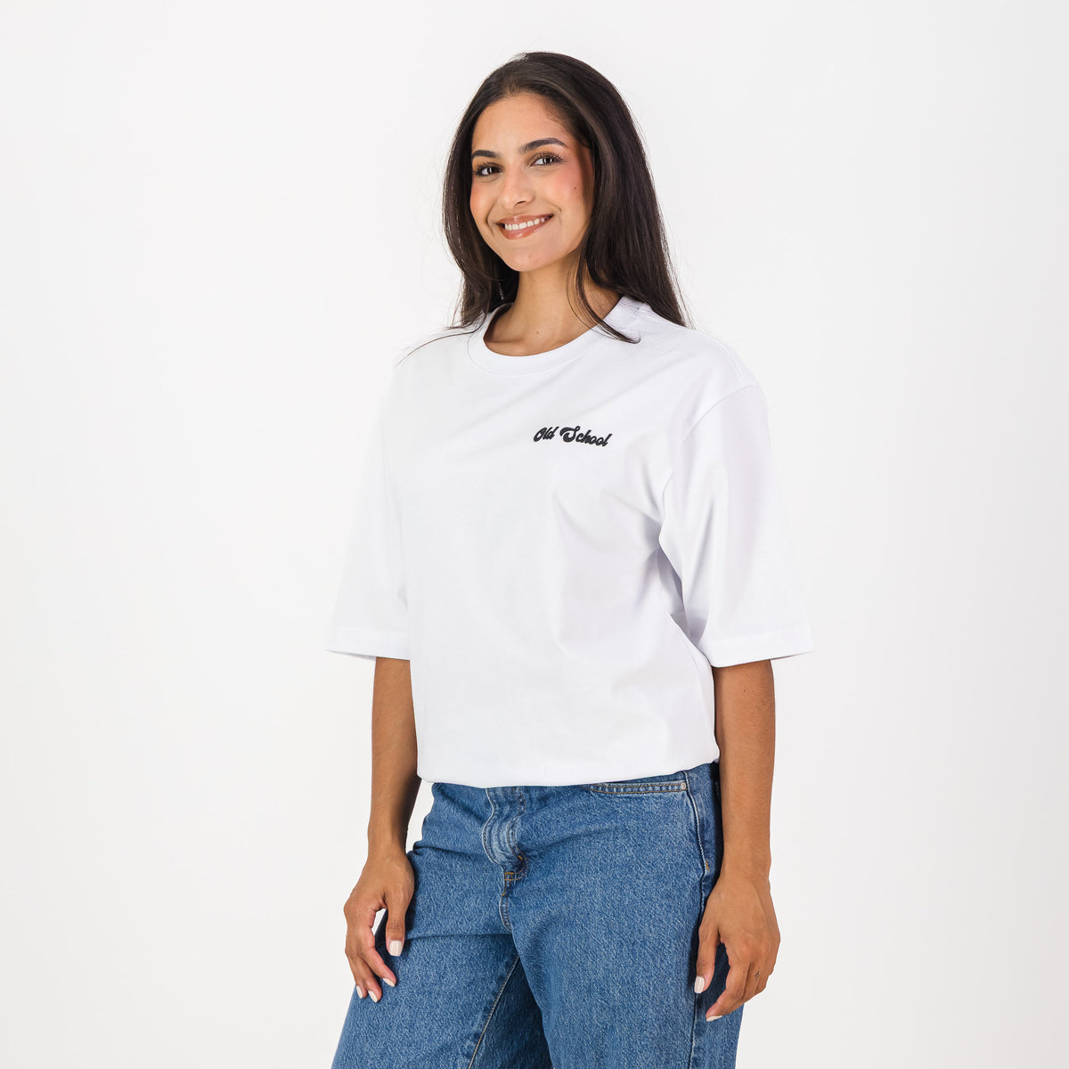Old School Leisure Men Tops Boxy Tee Soweto HQ White