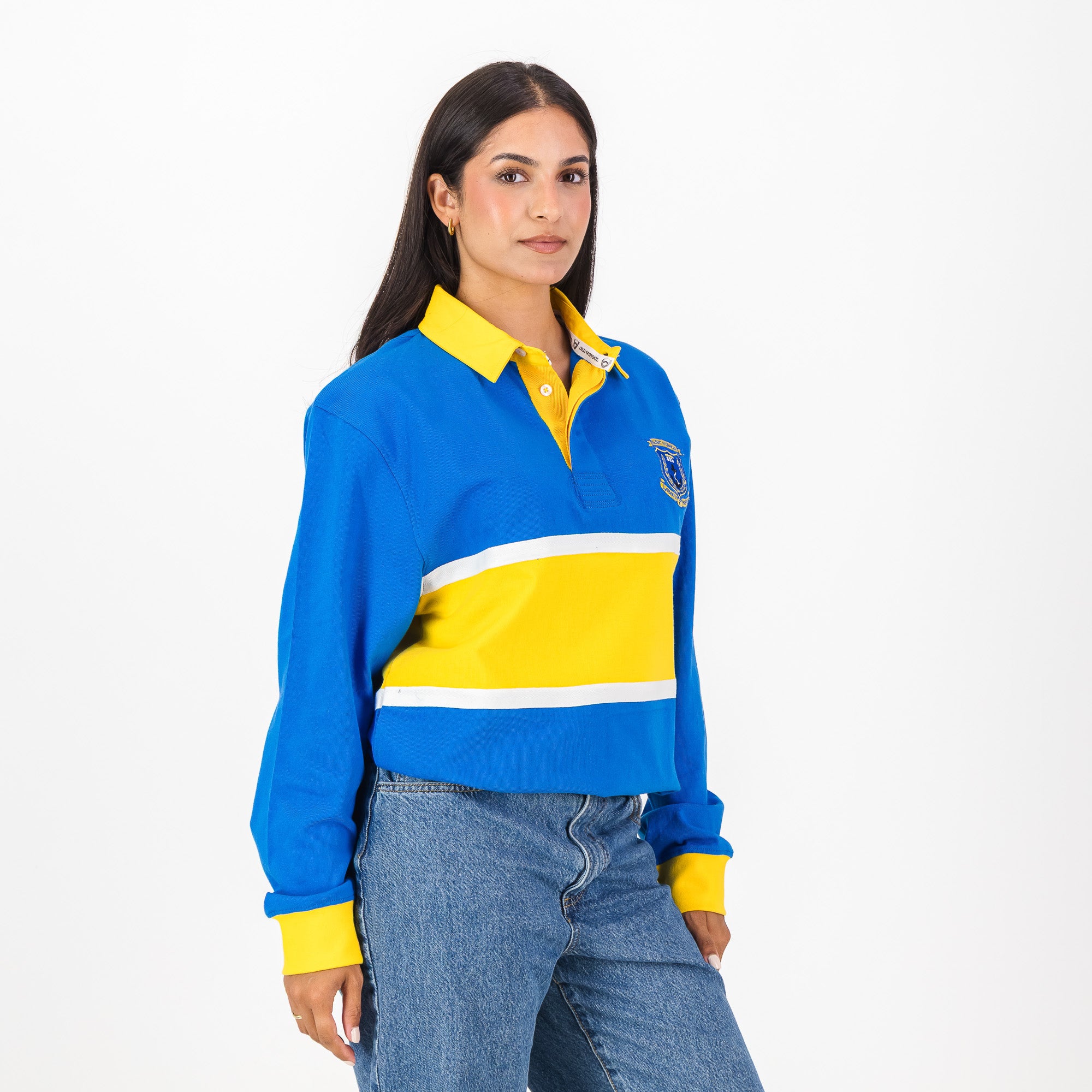 Schools Albert Myburgh LS Rugby Jersey-Yellow