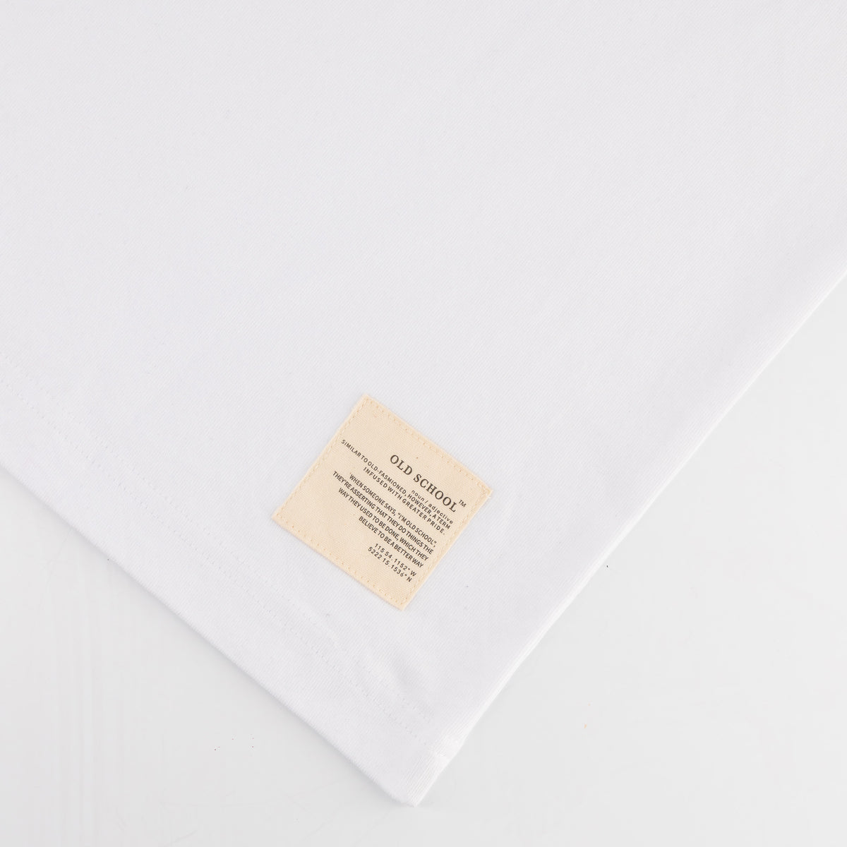 Old School Leisure Men Tops Boxy Tee Soweto HQ White