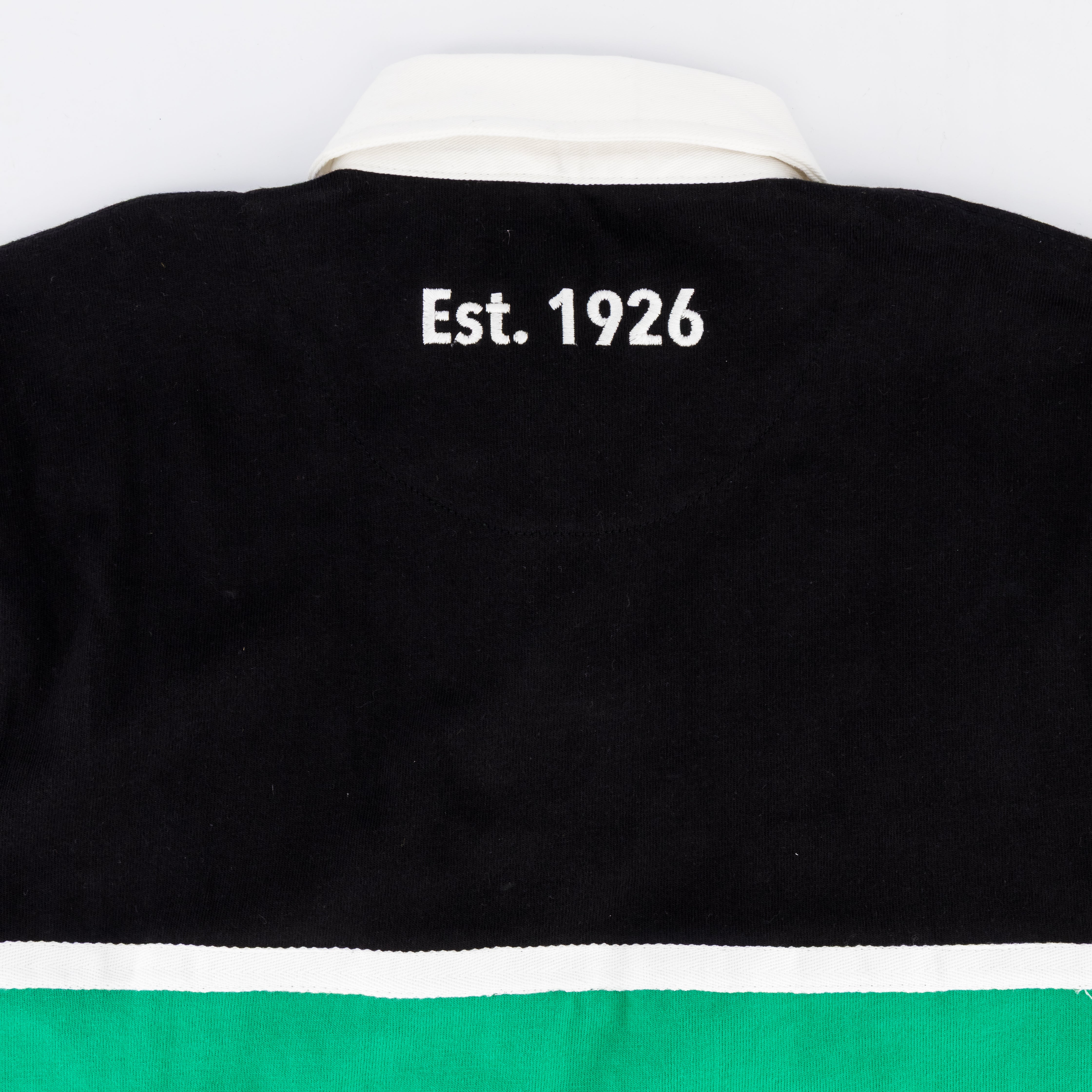 Pearson High School Tops LS Rugby Jersey Cut & Sew Em Black