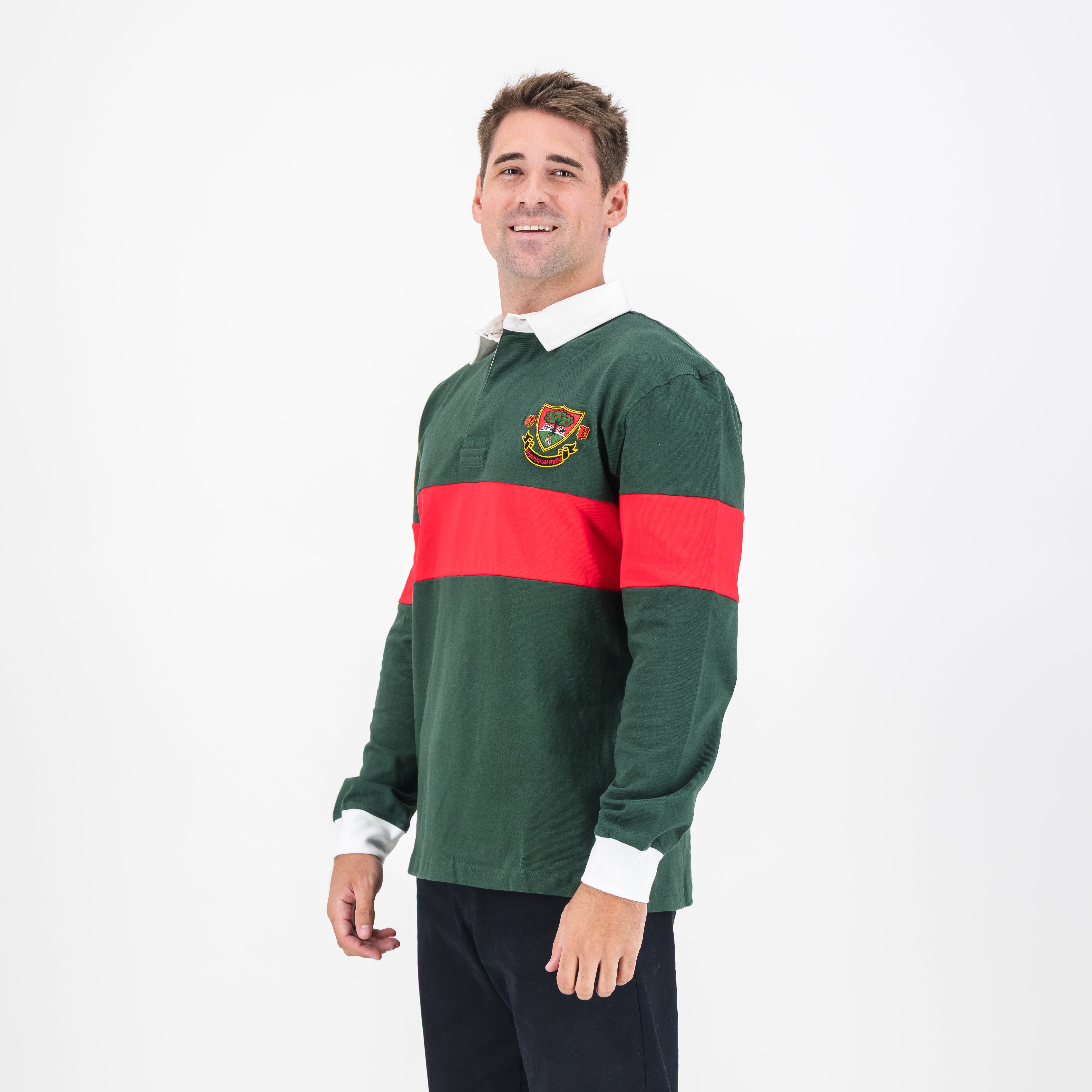 Schools Old Prunitions LS Rugby Jersey-OS Green