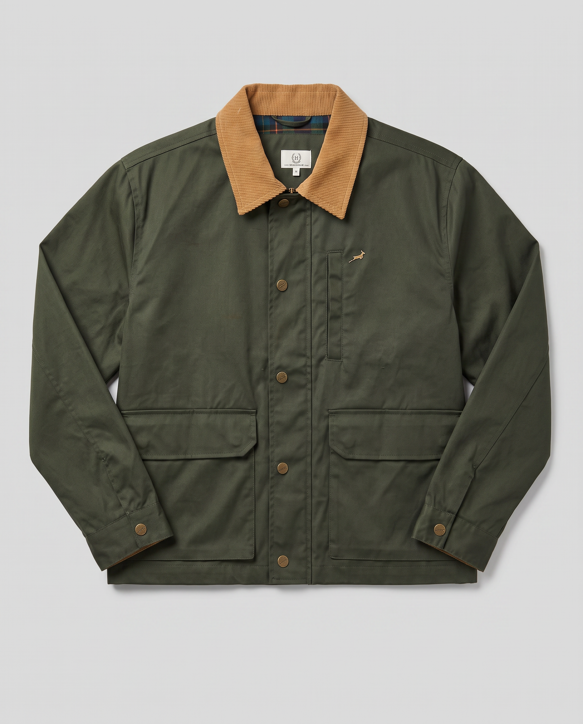 Springboks Field Shacket-Military Olive