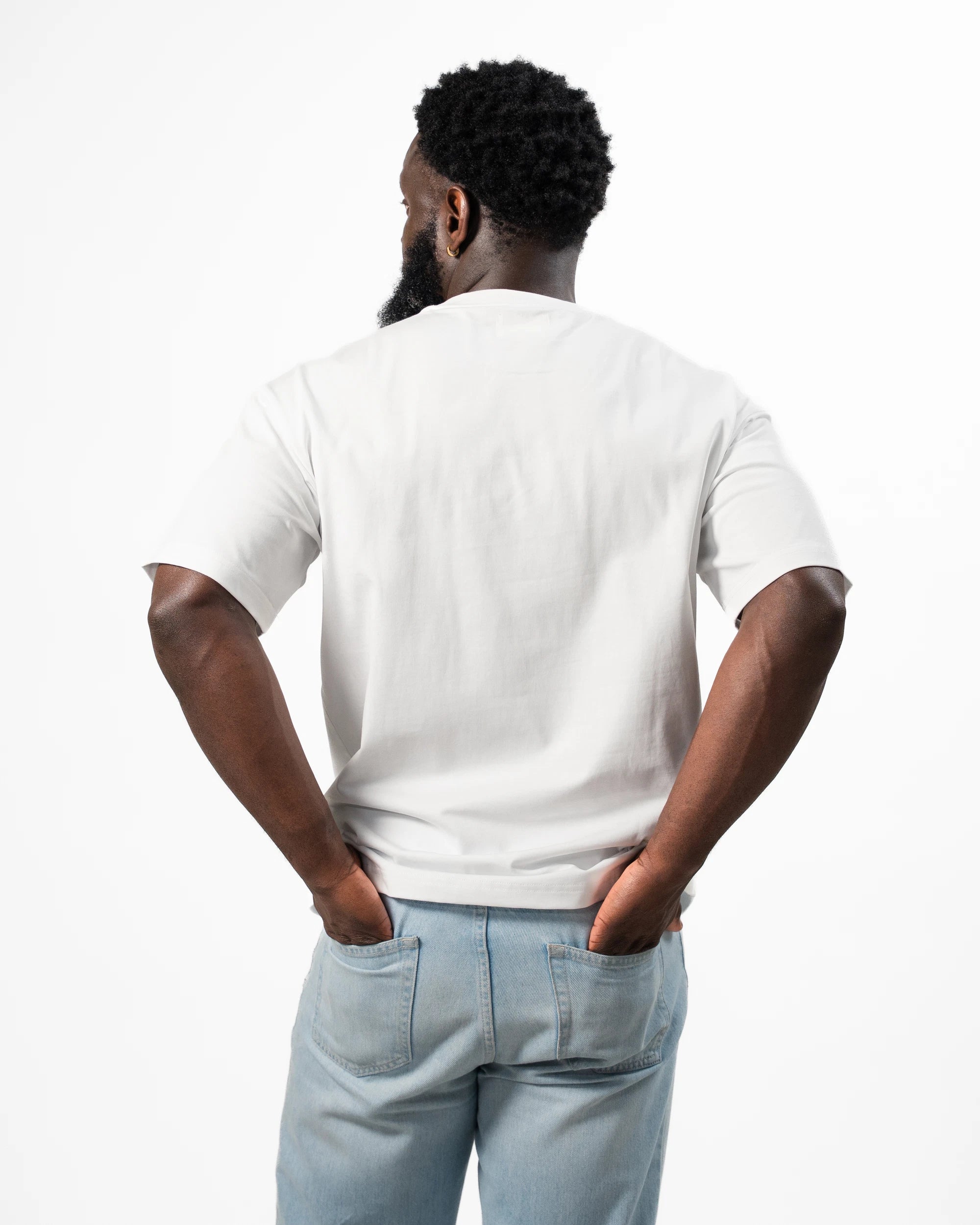 Springboks 95 Embroidery Relaxed Tee White