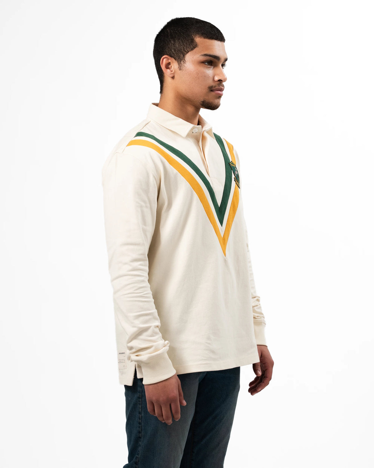 Springboks Heritage V LS Rugby Jersey