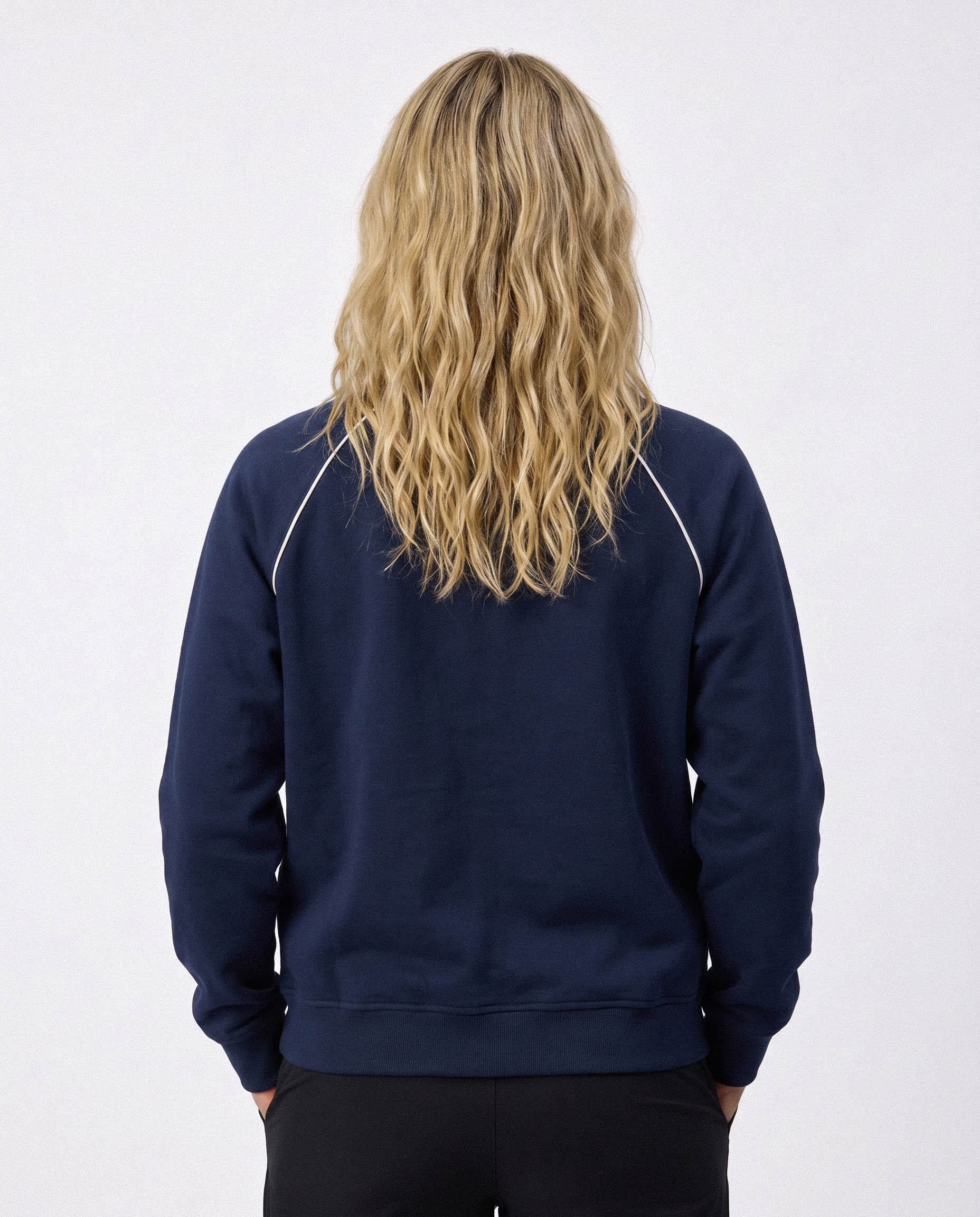 Spurs Colour block V-neck Sweater- Navy