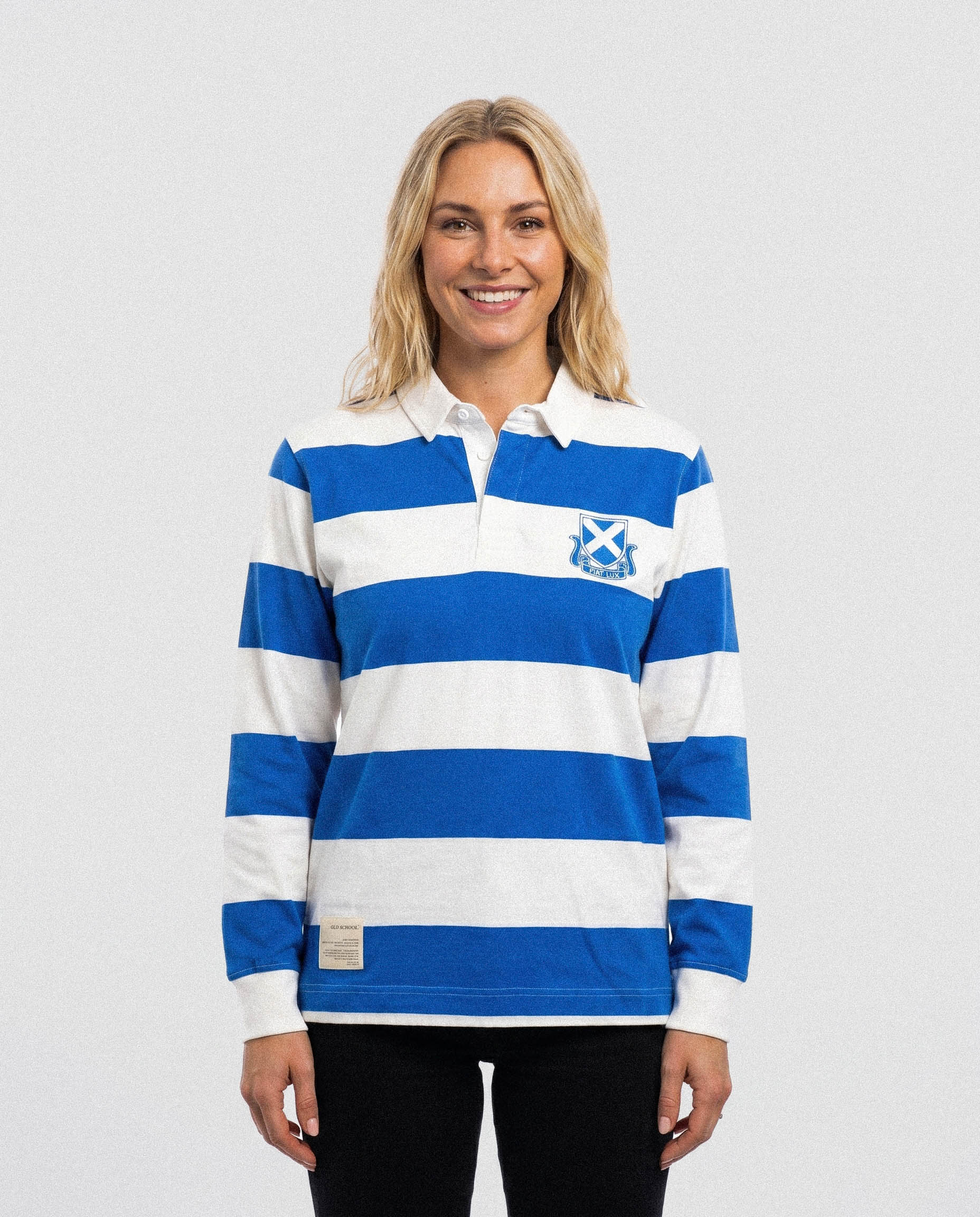 Schools St Andrews Bloemfontein Long Sleeve Rugby Jersey Yarn Dye Mixed