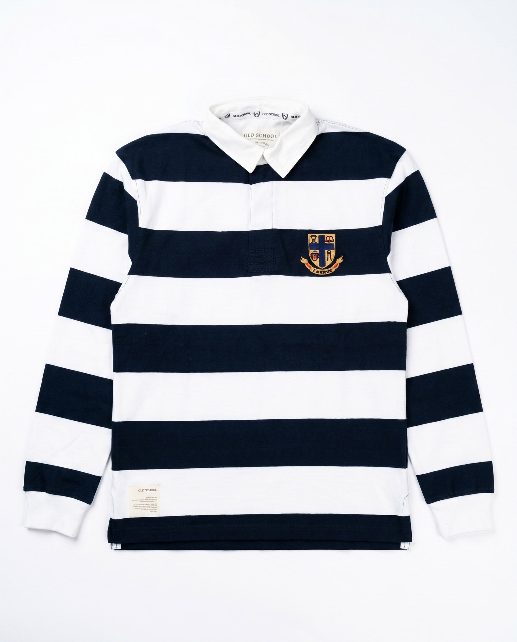 Schools St Dunstan's College Long Sleeve Rugby Jersey 8x8 YD Stripe White