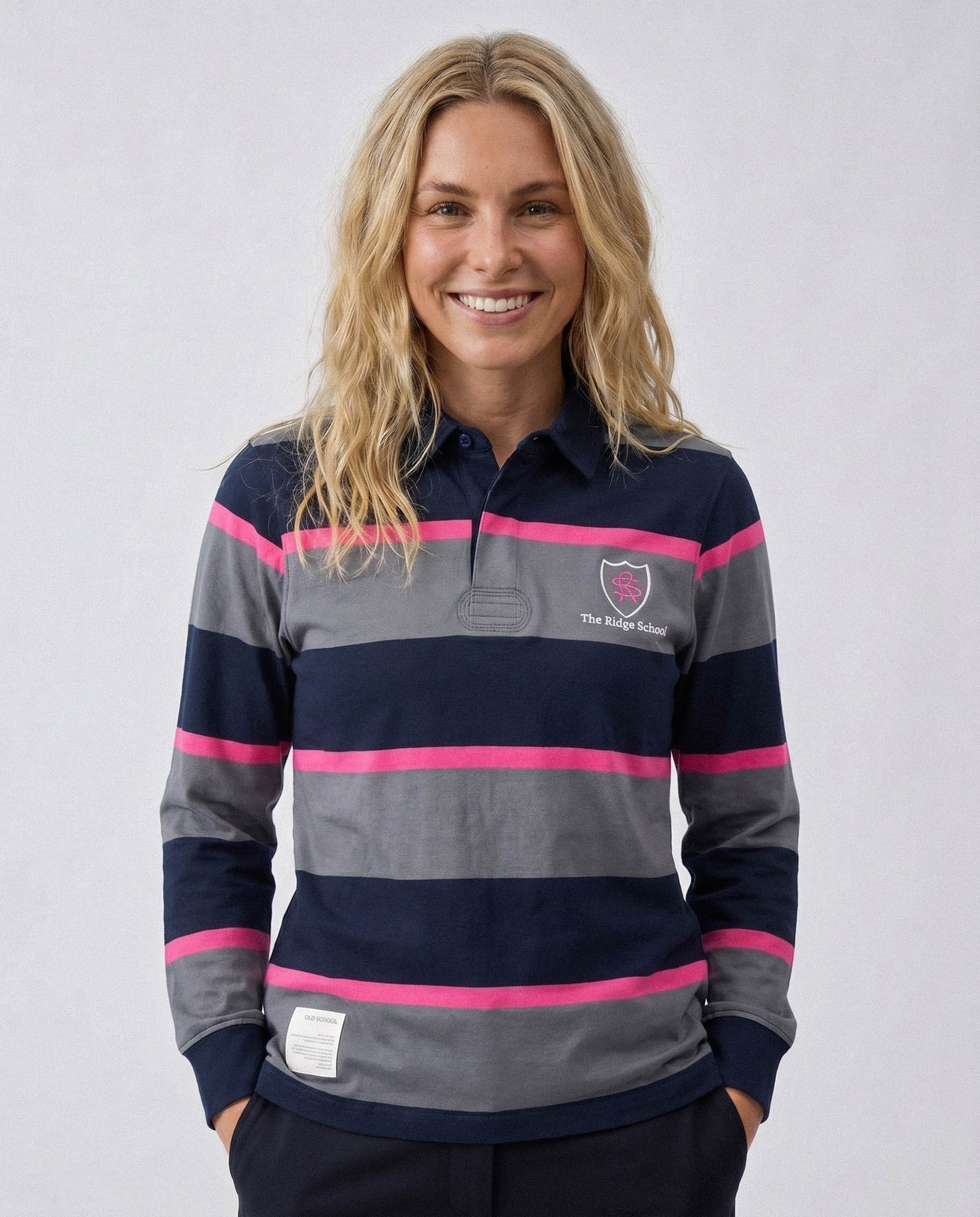 Schools The Ridge YD LS Rugby Jersey - Navy