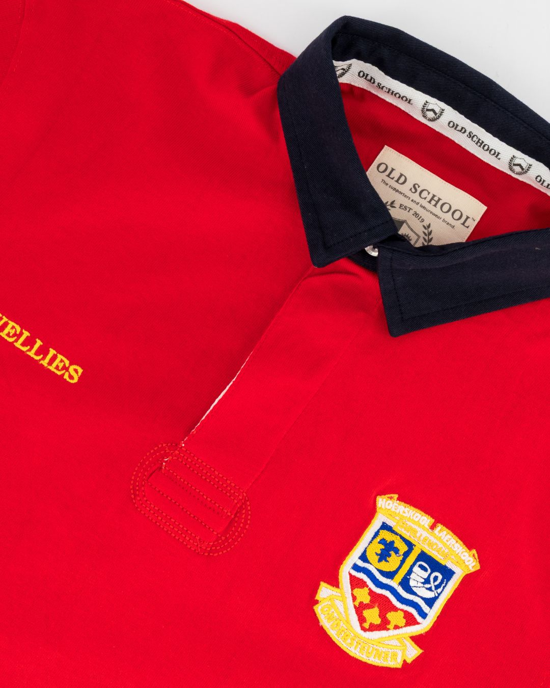 Swellendam  Tops LS Rugby Jersey Plain Em Red