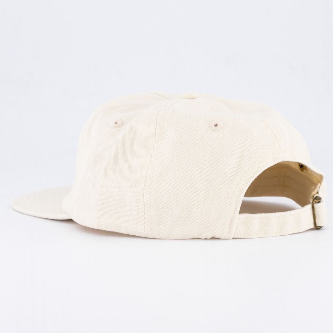 AB de Villiers 360 Crest Traditional Cap Plain Ivory - Old School