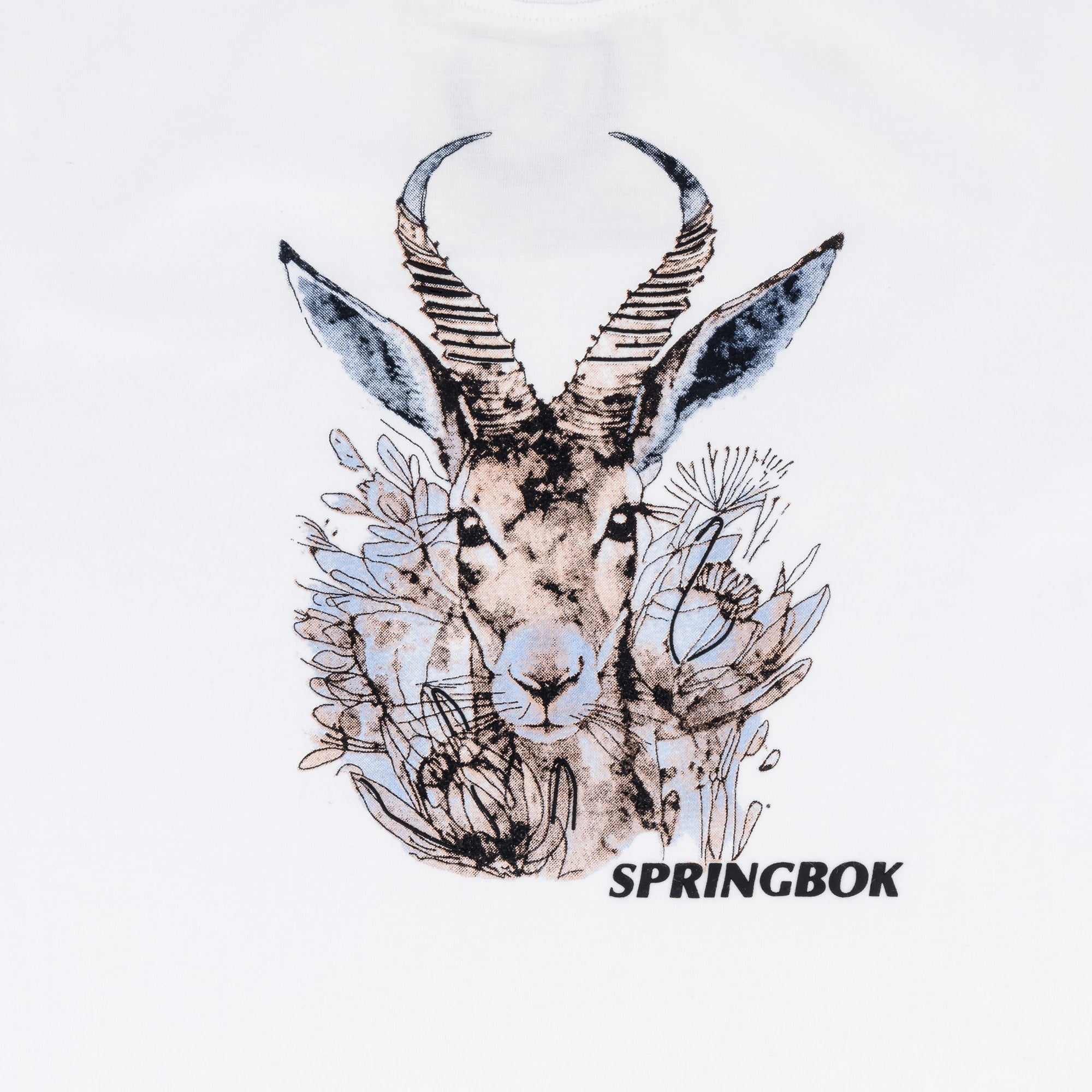 Artistic Springboks Crew Tee - White - Old School
