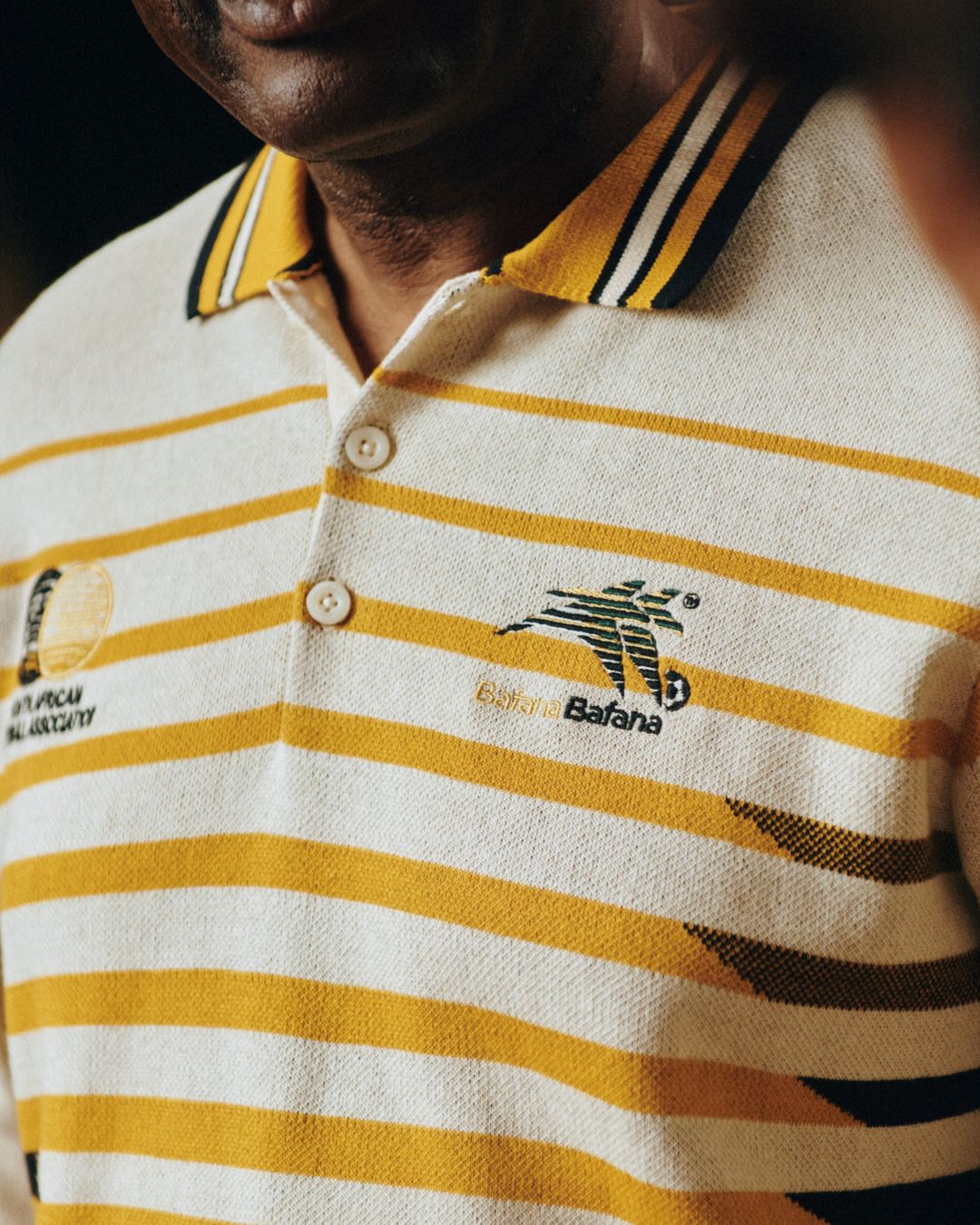 Bafana Bafana 96 Heritage Long Sleeve Knit Gold - Old School