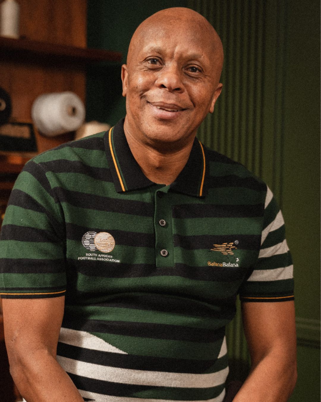 Bafana Bafana 96 Heritage Short Sleeve Knit Green - Old School