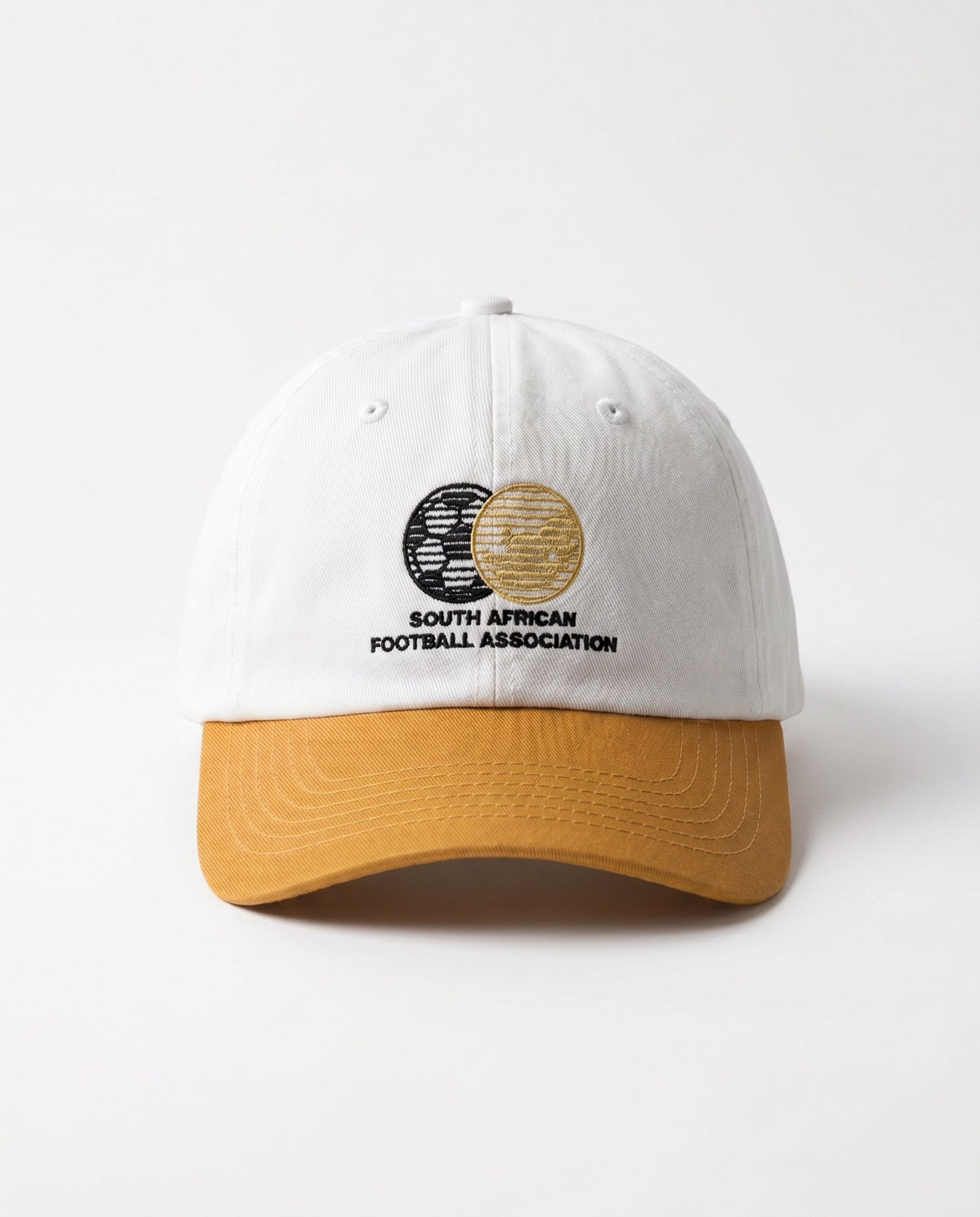 Bafana Bafana Crest Traditional Cap White - Old School