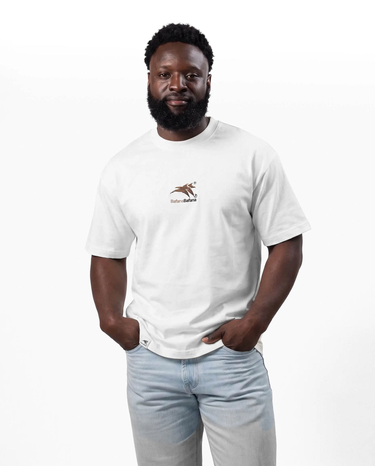 Bafana Bafana Heritage Relaxed Crew Tee White