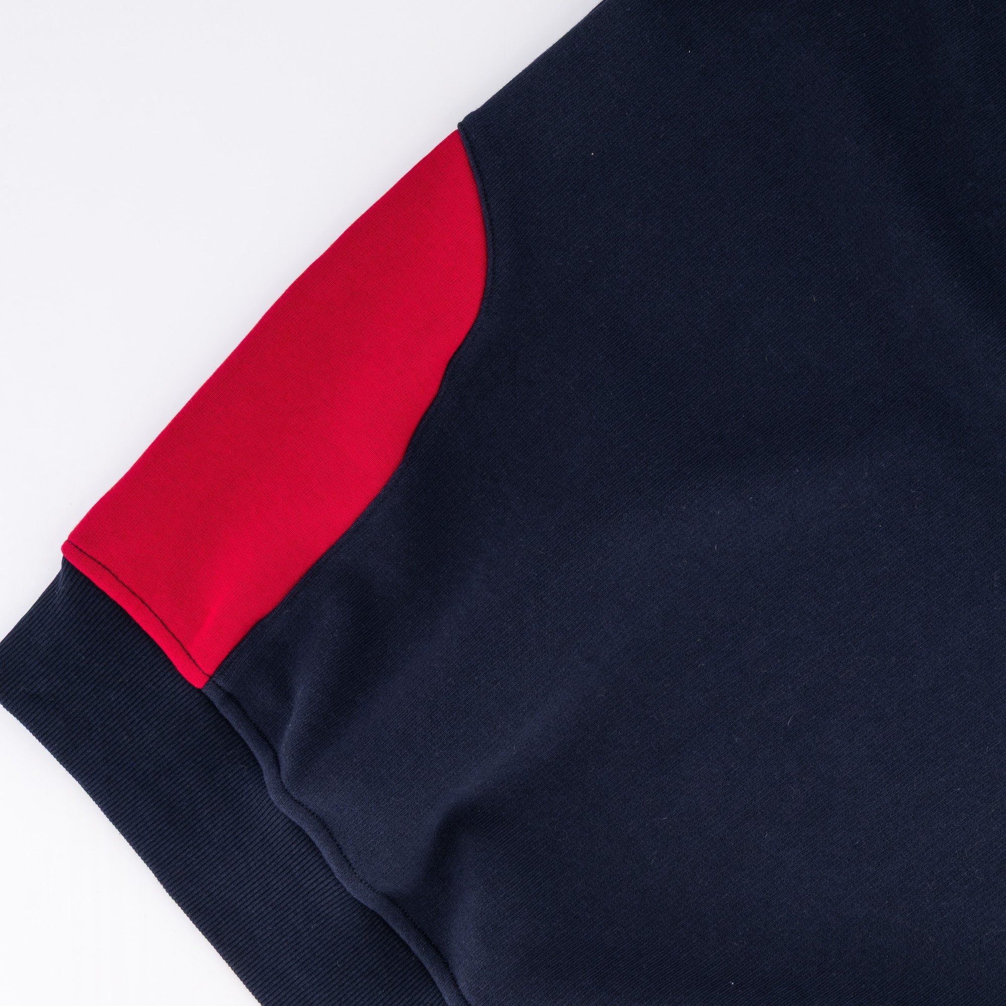 Barcelona FC colour block Crew Sweat - Navy - Old School