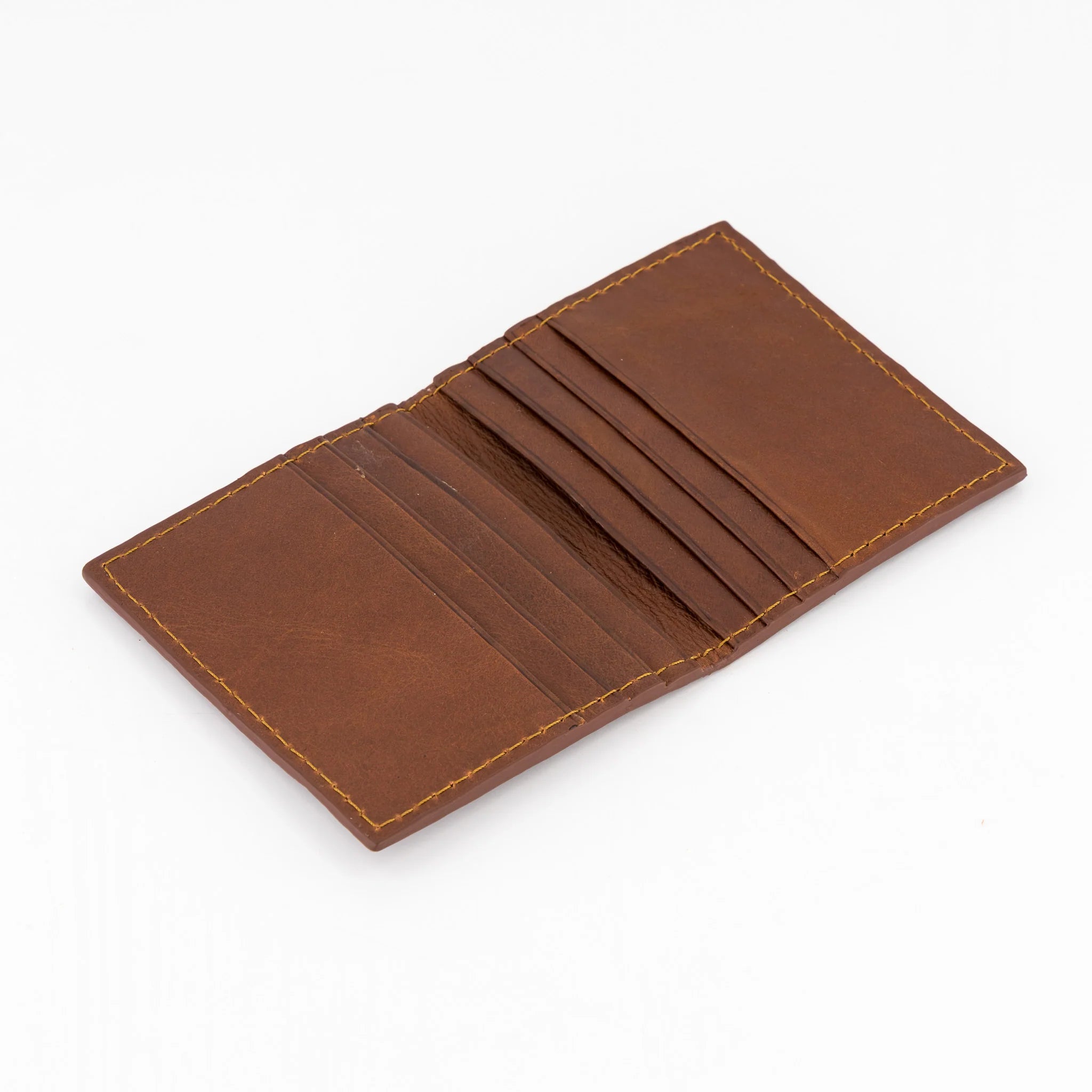 Springboks Leather Double Cardholder - Brown