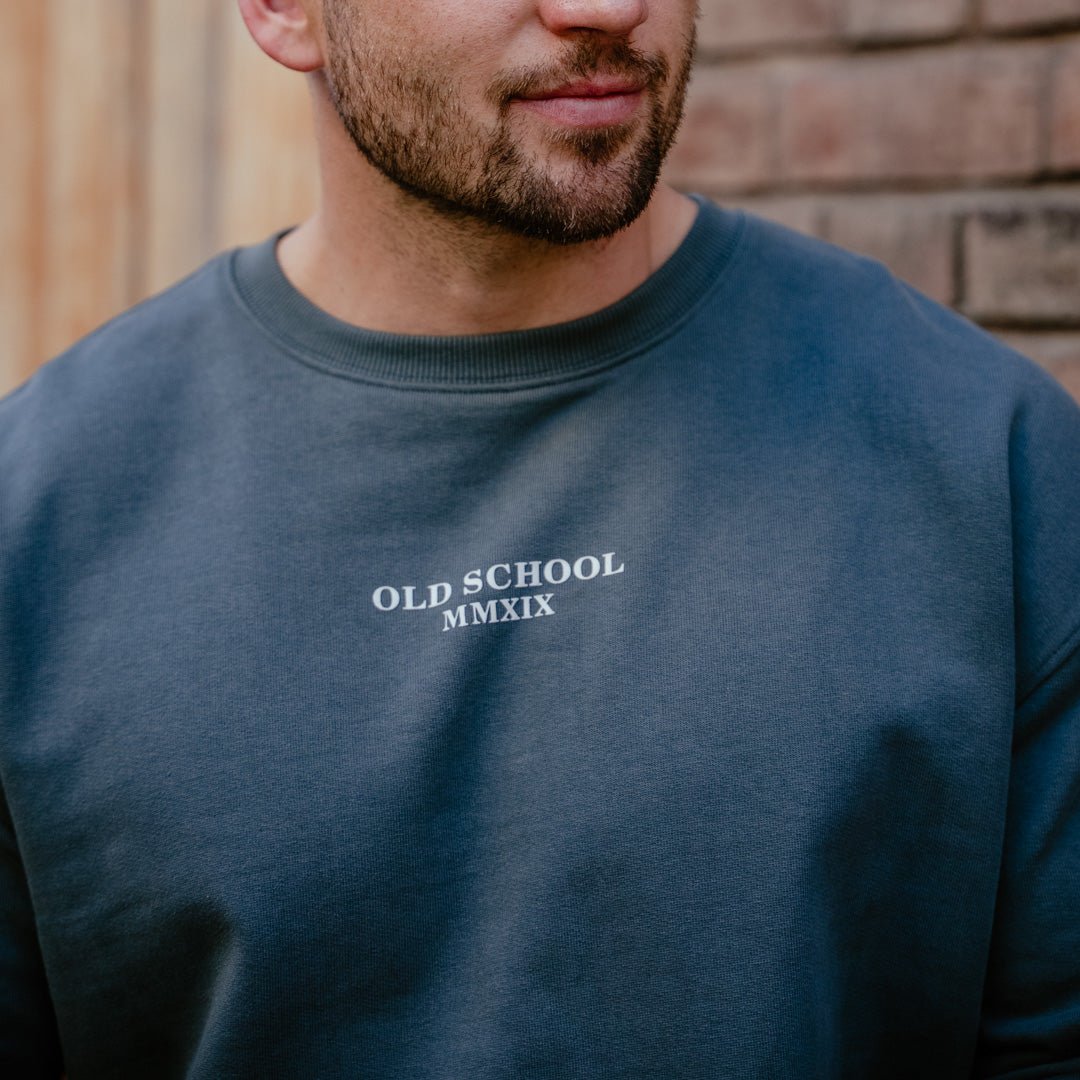 Crew Neck - Moonstone - Old School