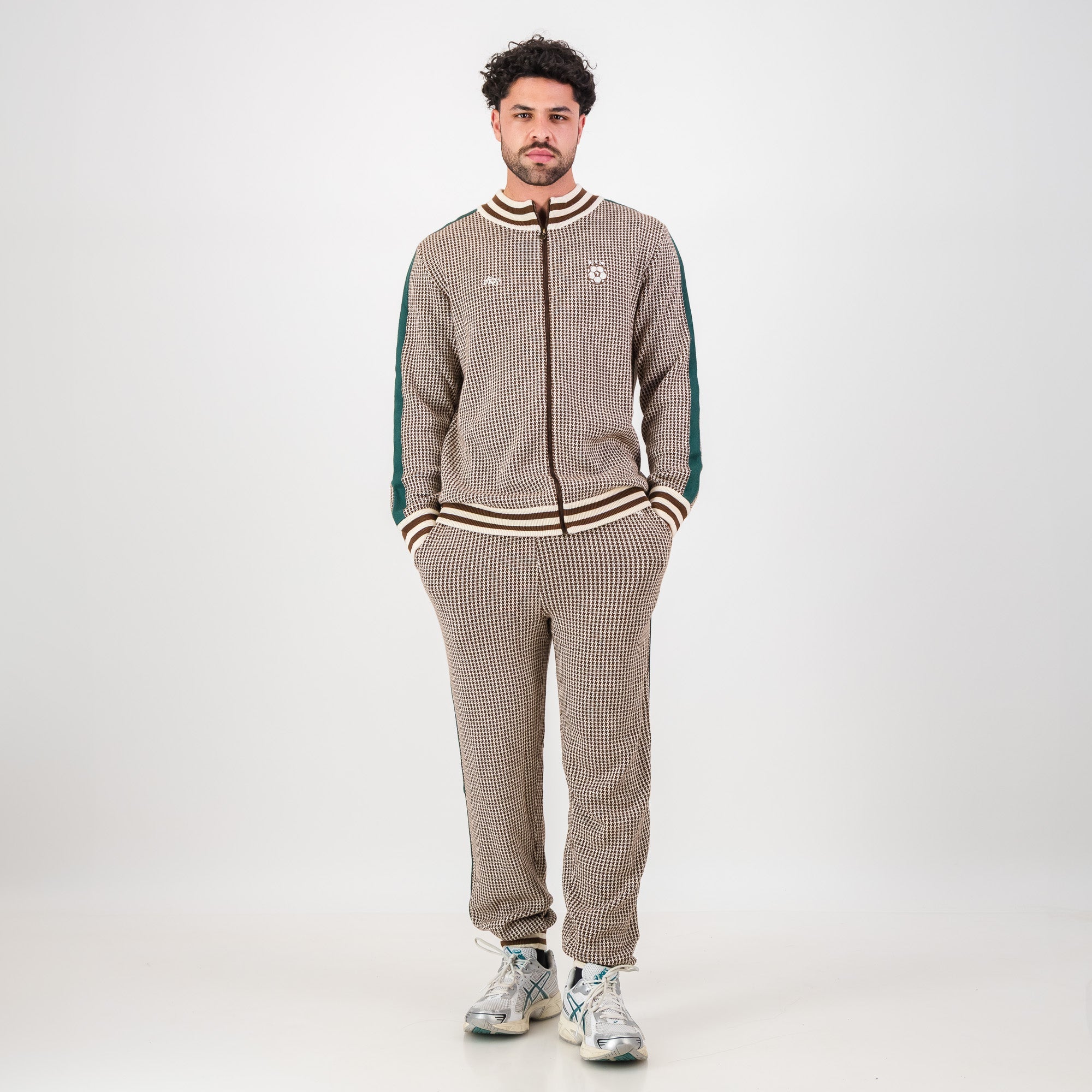 Doctor Khumalo Knitted Track Pants - Ivory - Old School