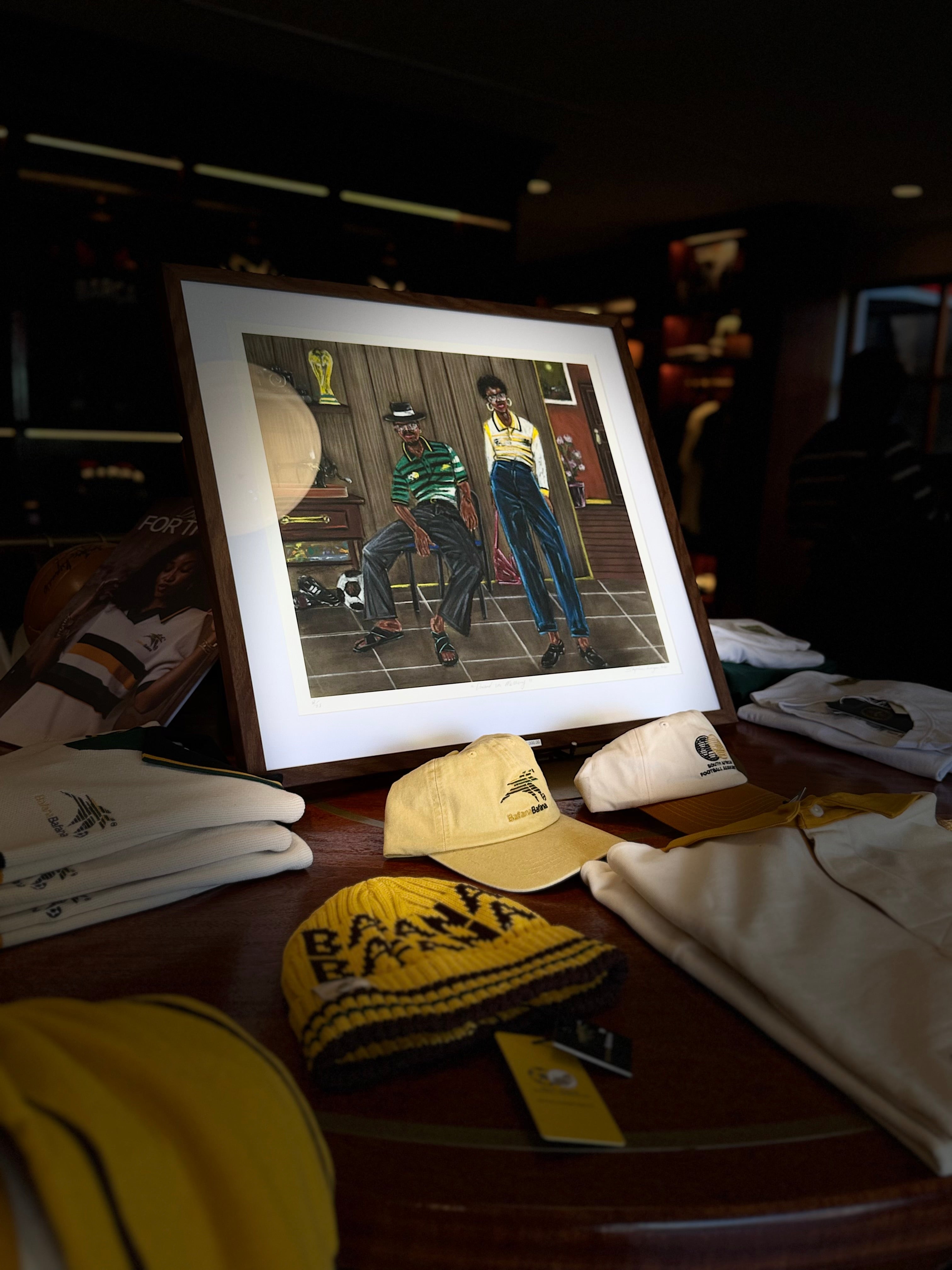 Stephen Langa x Old School: Bafana Bafana Heritage Print
