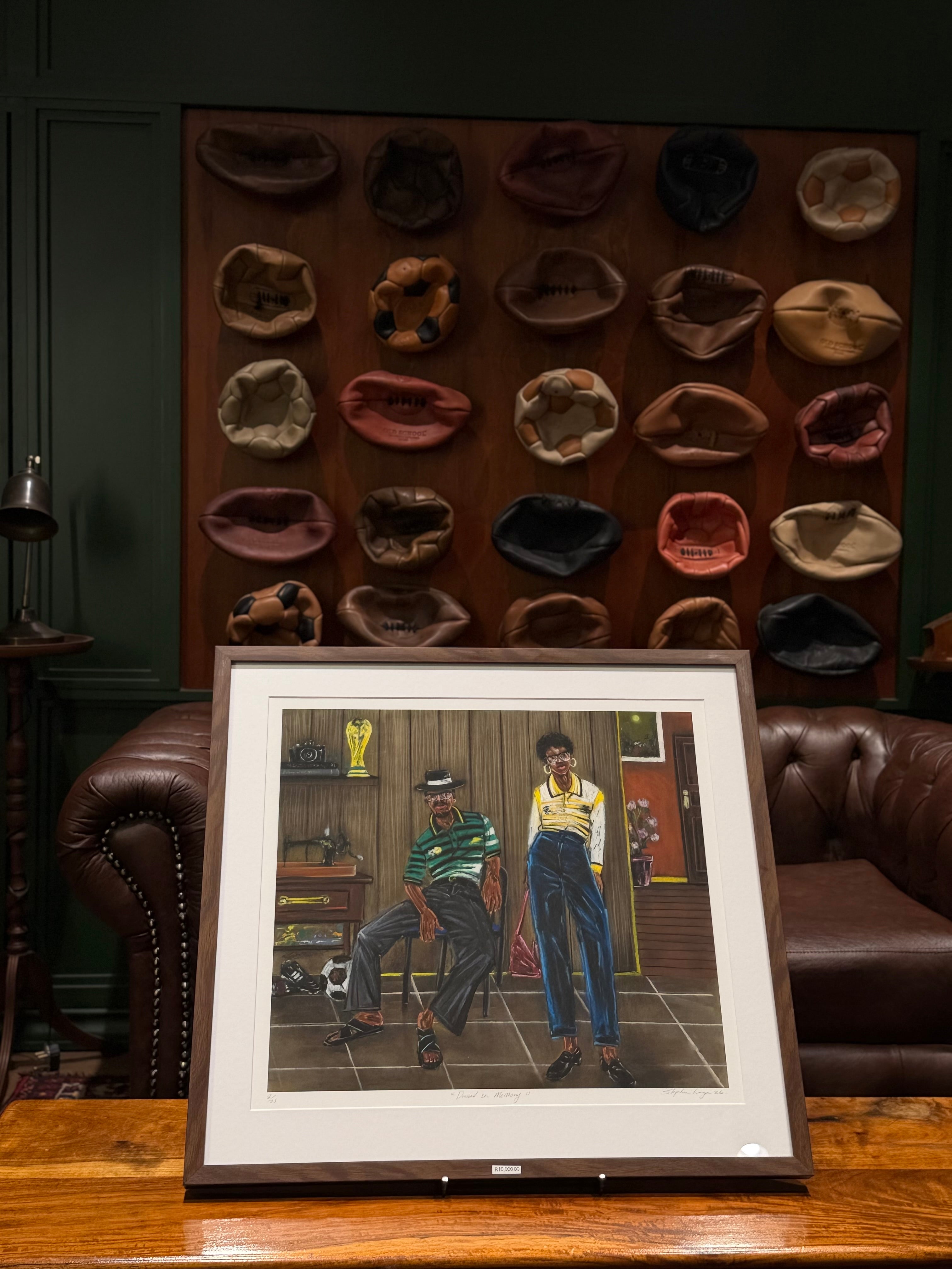 Stephen Langa x Old School: Bafana Bafana Heritage Print