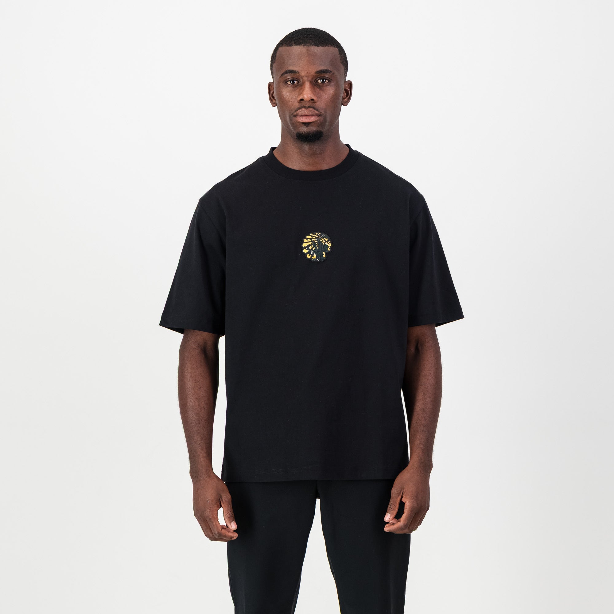Kaizer Chiefs Pop Art Badge Boxy Tee - Black - Old School