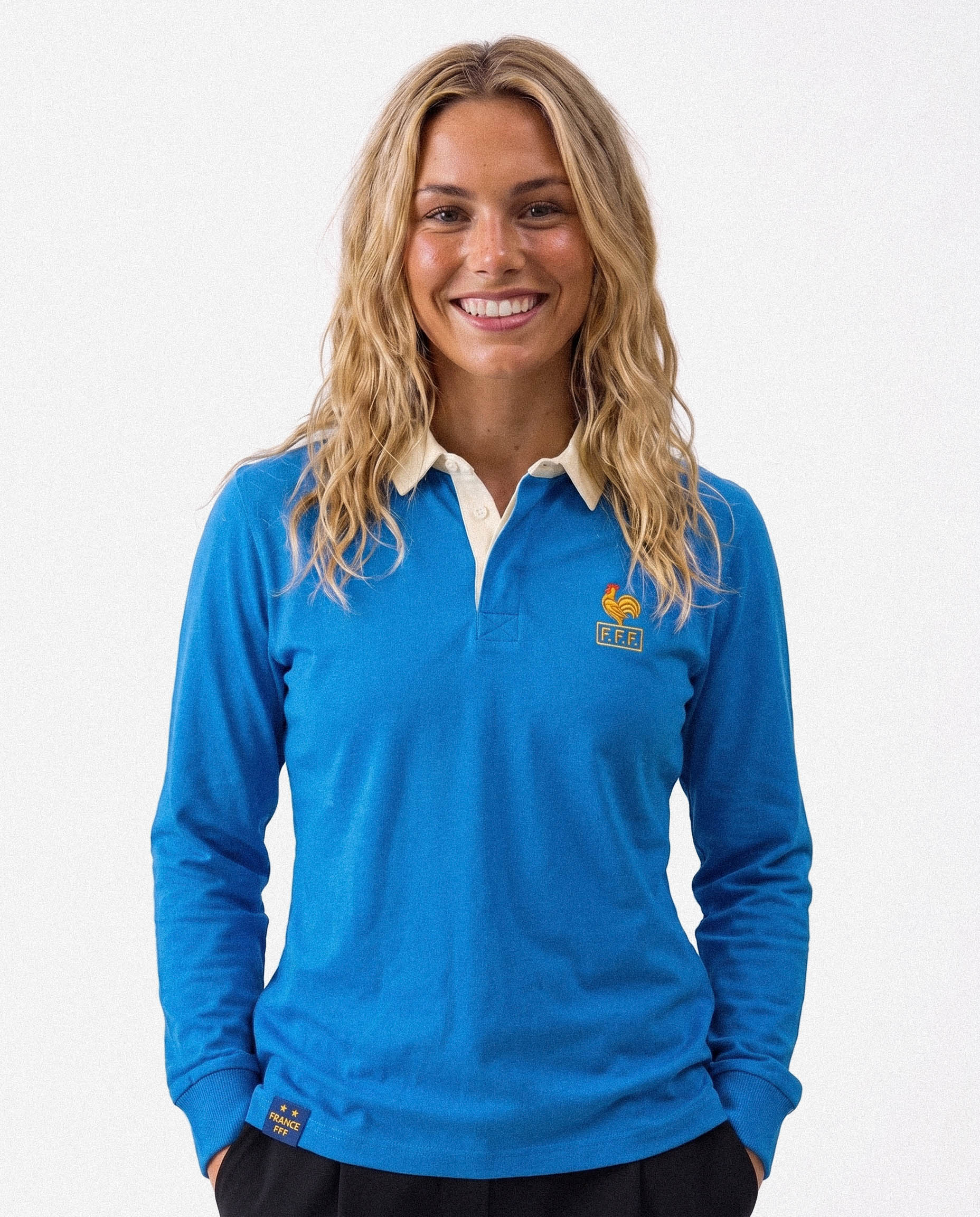 France Football LS Football Jersey Blue