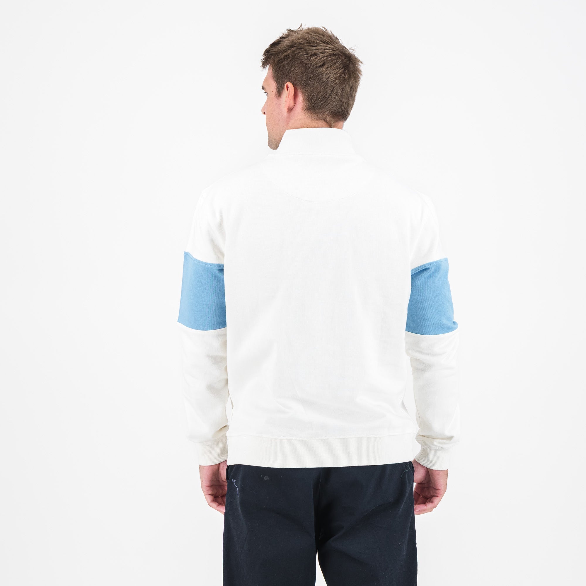 Manchester City Quarter Zip Sweat - Cloud Dancer - Old School