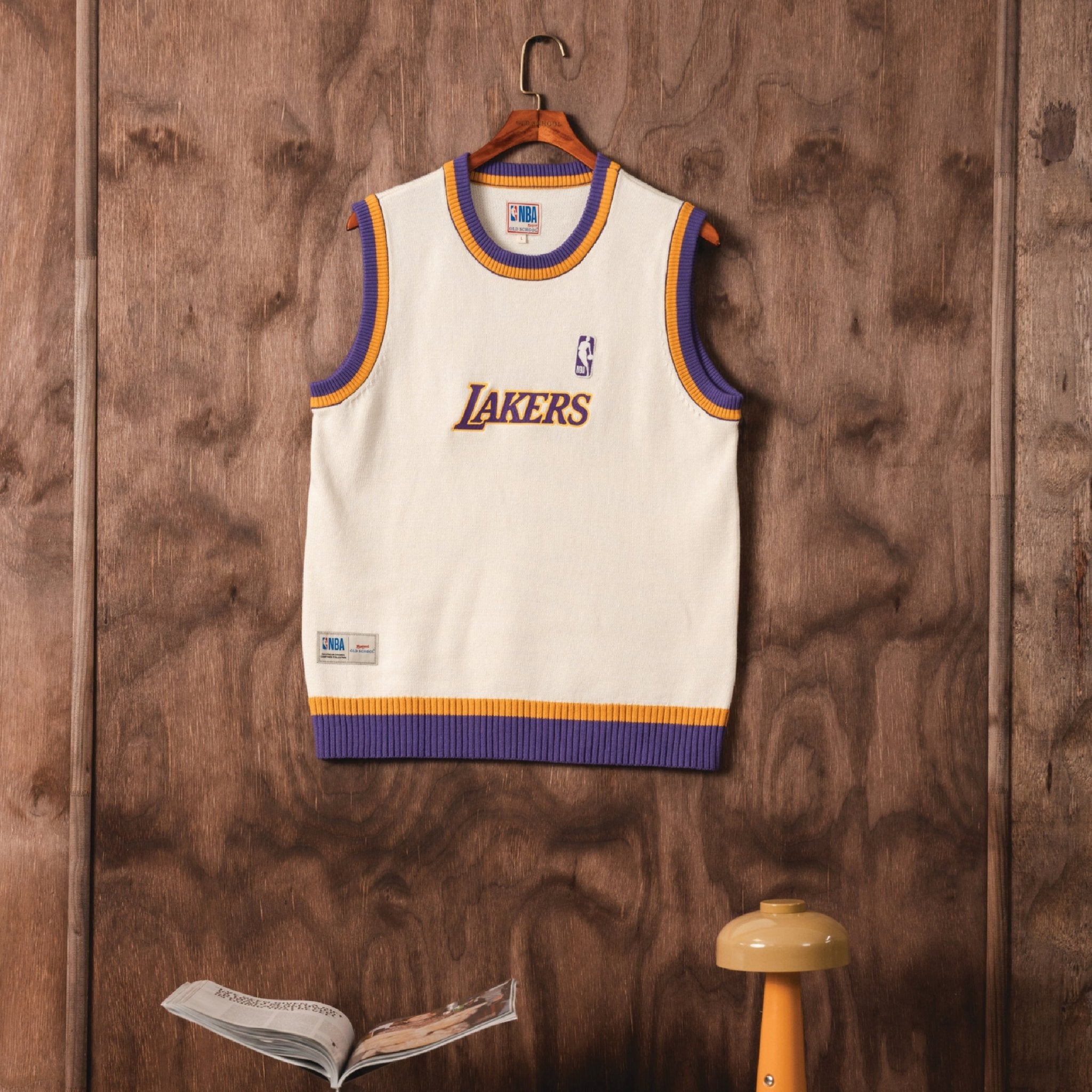 NBA LA Lakers Knitwear Vest - Old School
